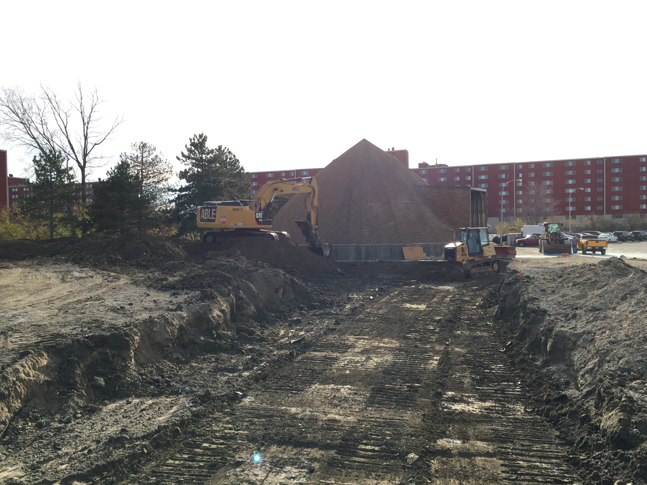 SITE WORK & LAND CLEARING If you are looking to get your piece of property ready for construction or need to just clear out some land, Able Demolition will help provide the work needed to get the land ready for your needs. We offer site digging, dirt removal, site grading, land clearing and grubbing.