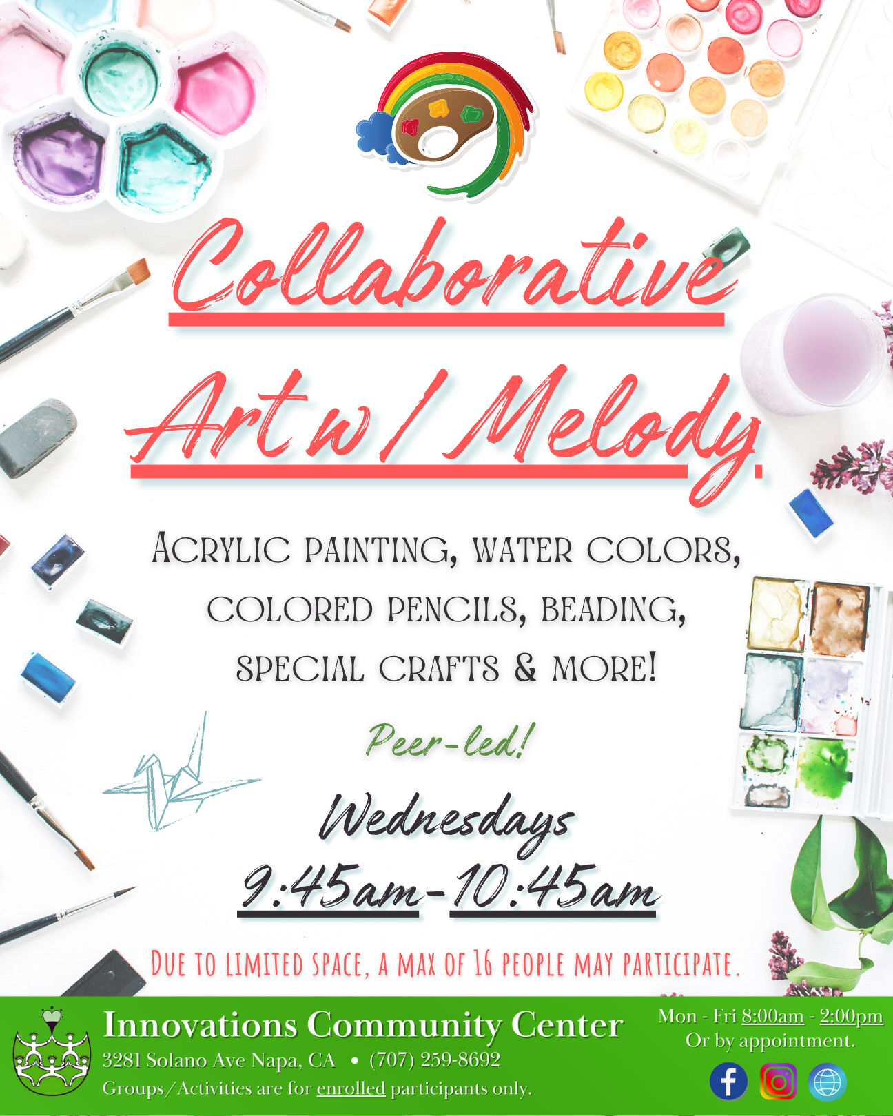 Activities & Groups — Innovations Community Center | Napa County