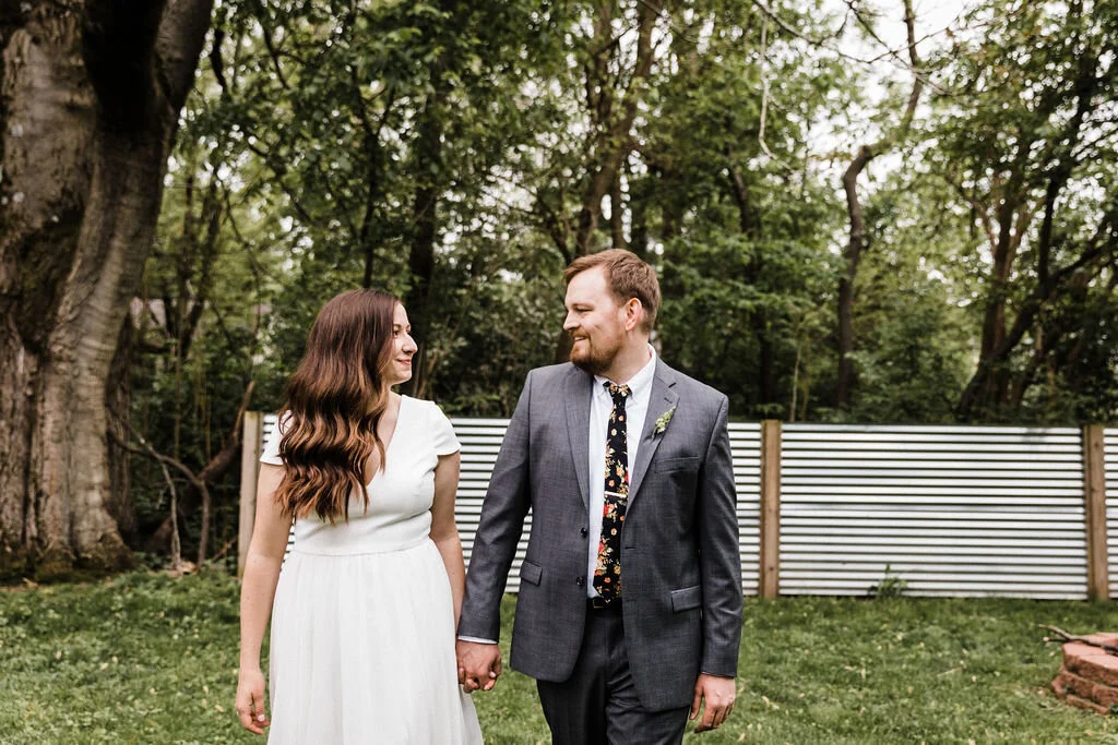 champaign illinois backyard wedding