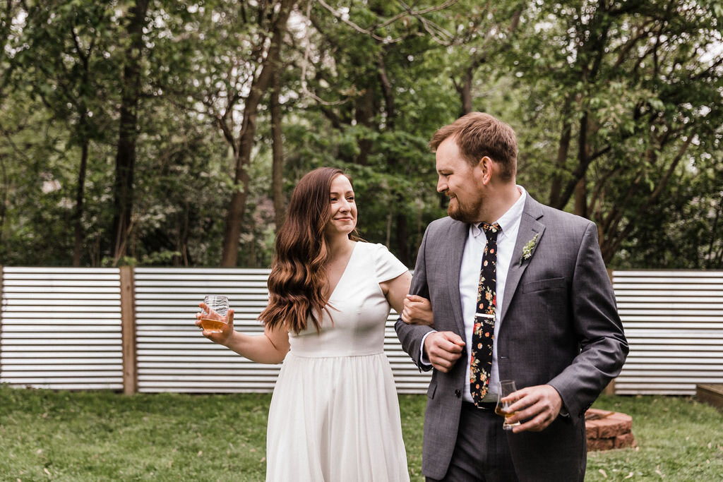 champaign illinois backyard wedding