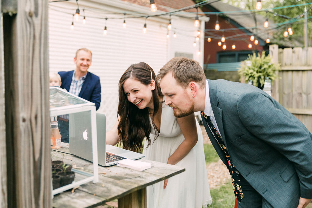 champaign illinois backyard wedding