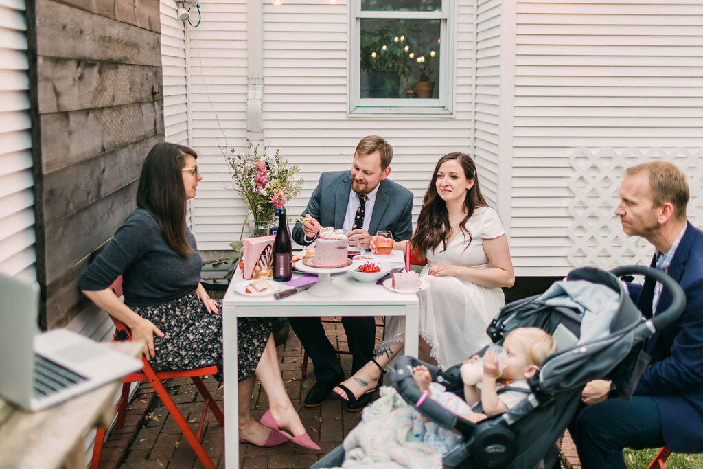 champaign illinois backyard wedding