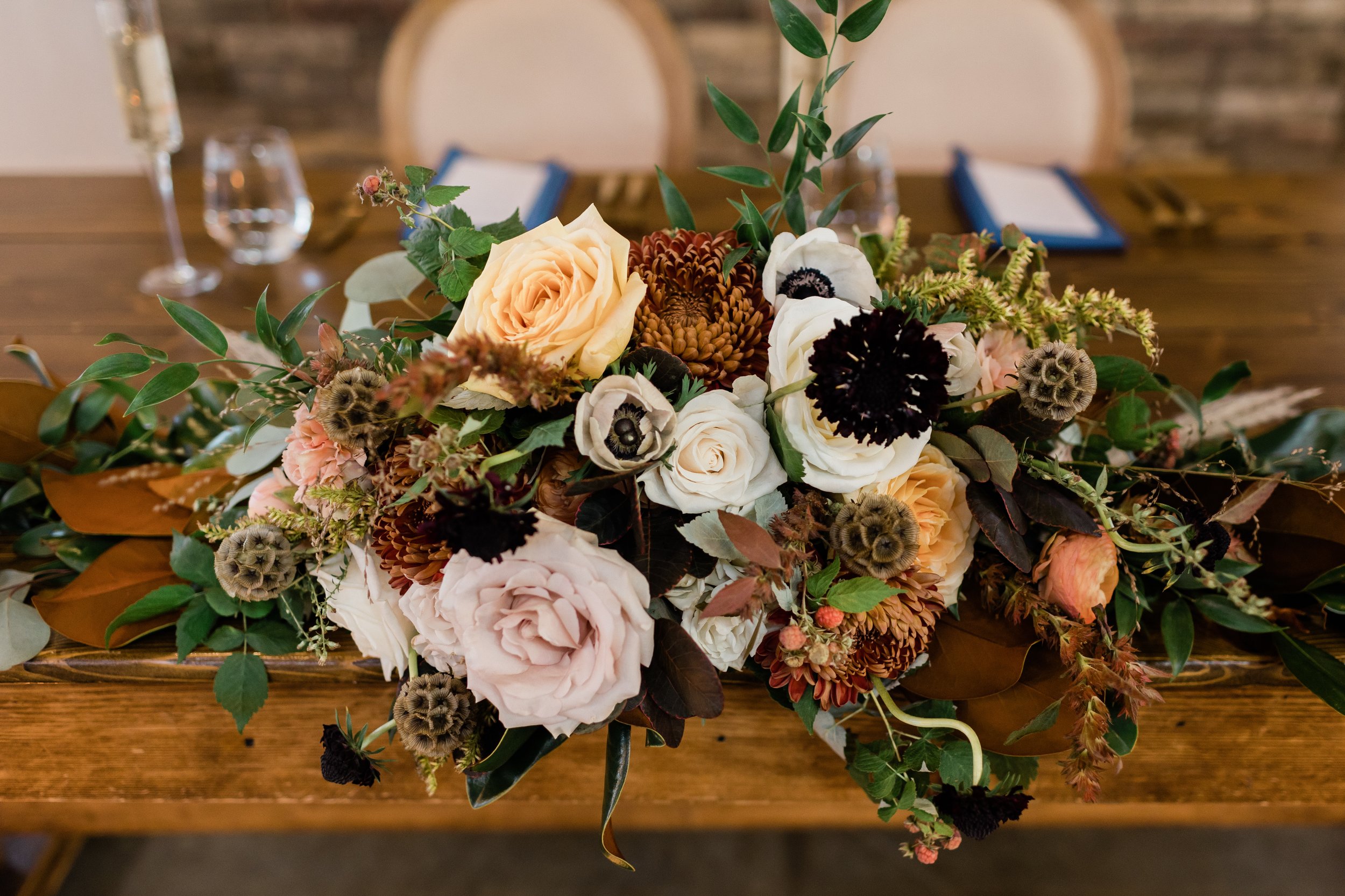 Beautiful Fall wedding at Pear Tree Estate in Champaign, Illinois.