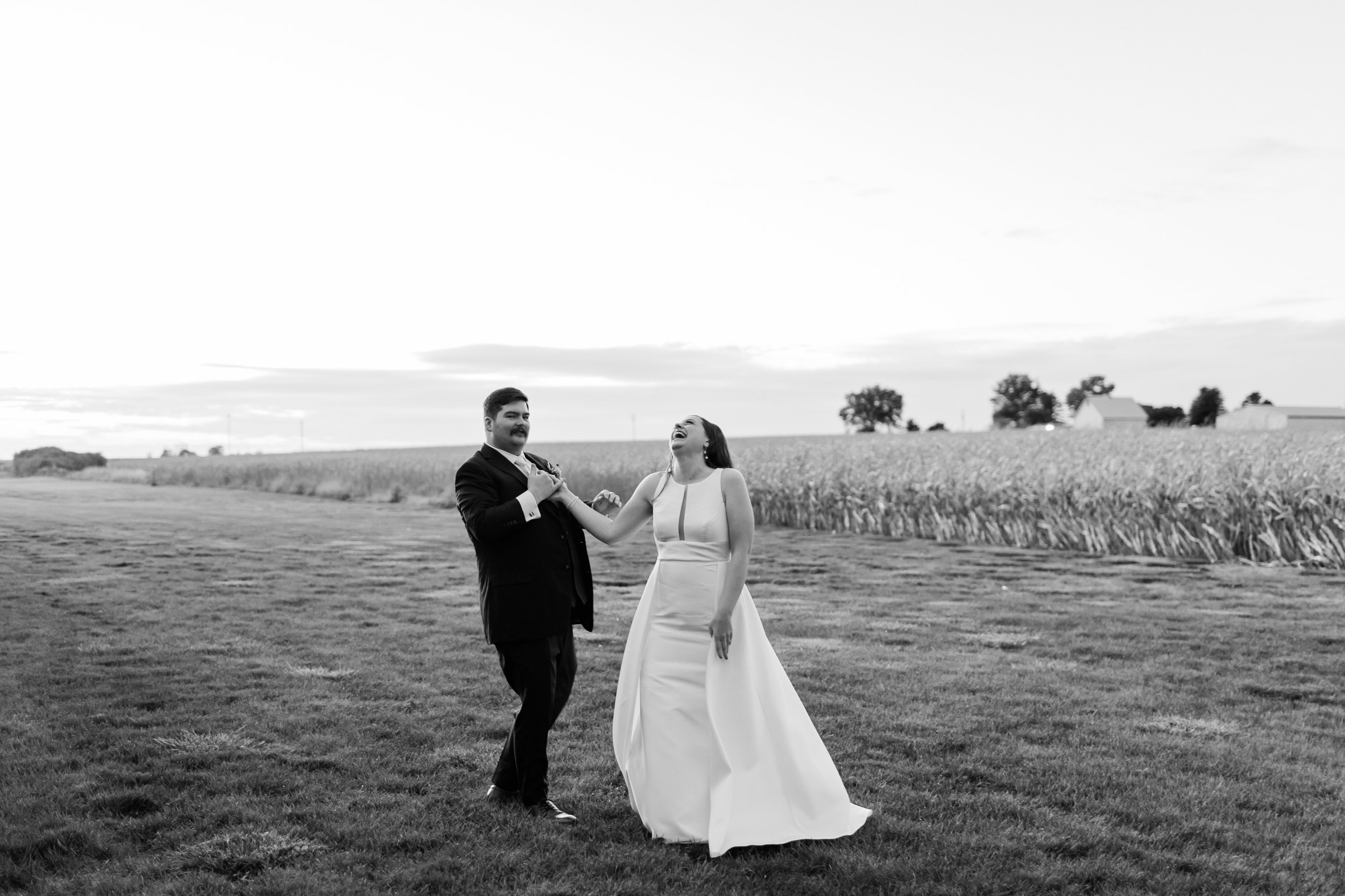 Beautiful Fall wedding at Pear Tree Estate in Champaign, Illinois.