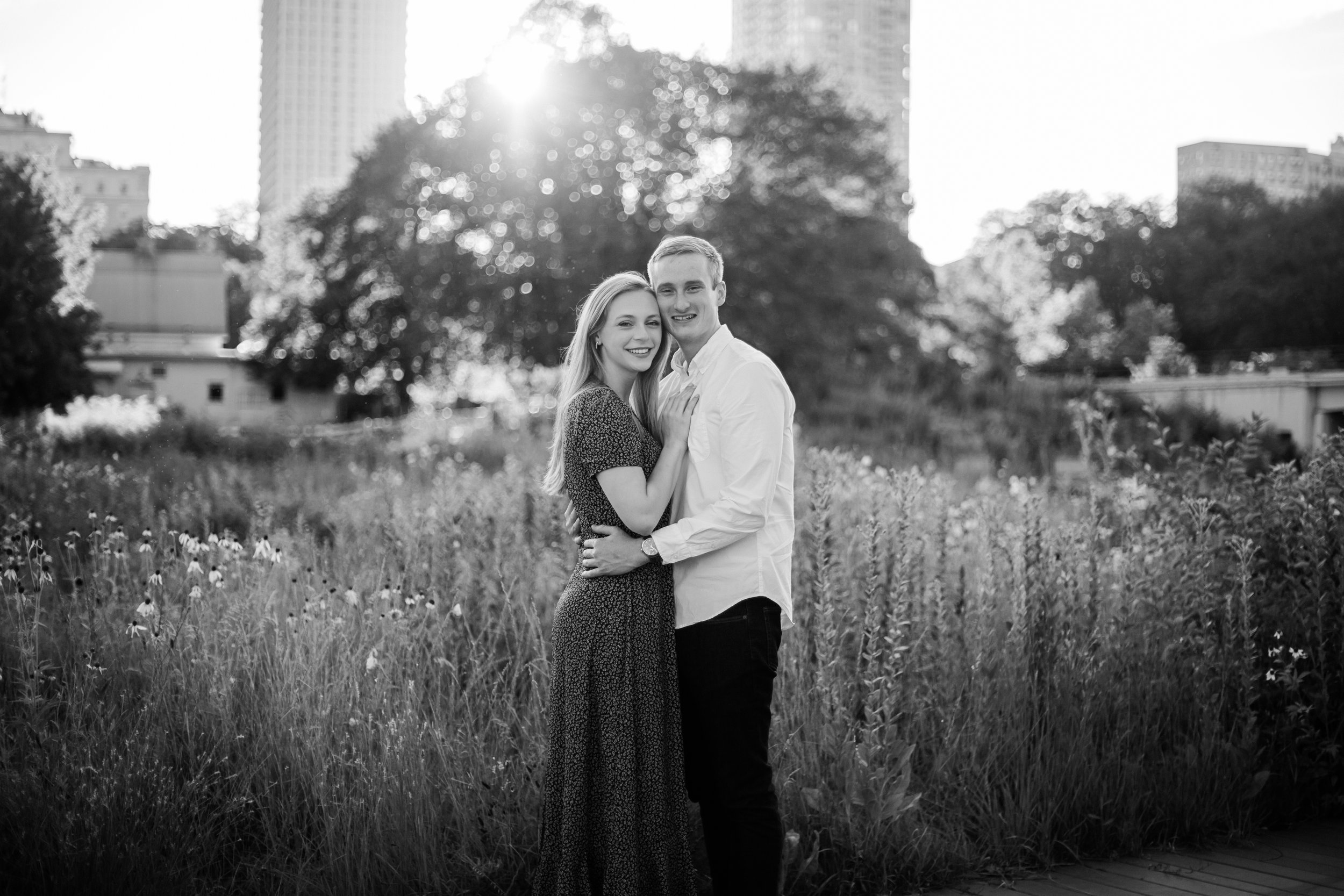 Engagement session at Lincoln Park Zoo Chicago Illinois