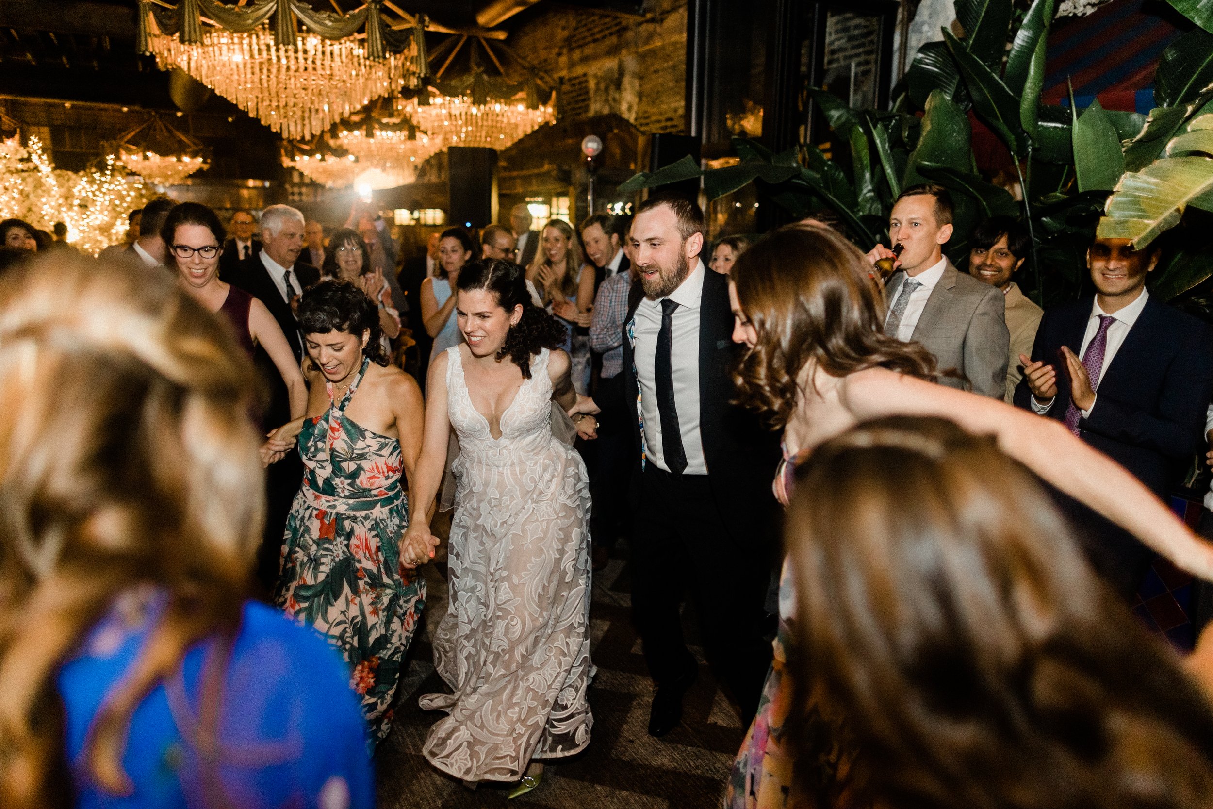 Intimate wedding at Beatnik West Town Chicago Illinois