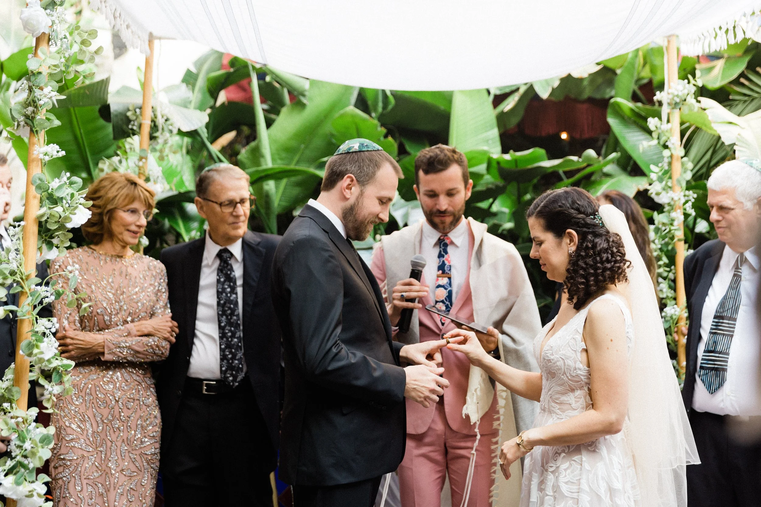 Intimate wedding at Beatnik West Town Chicago Illinois