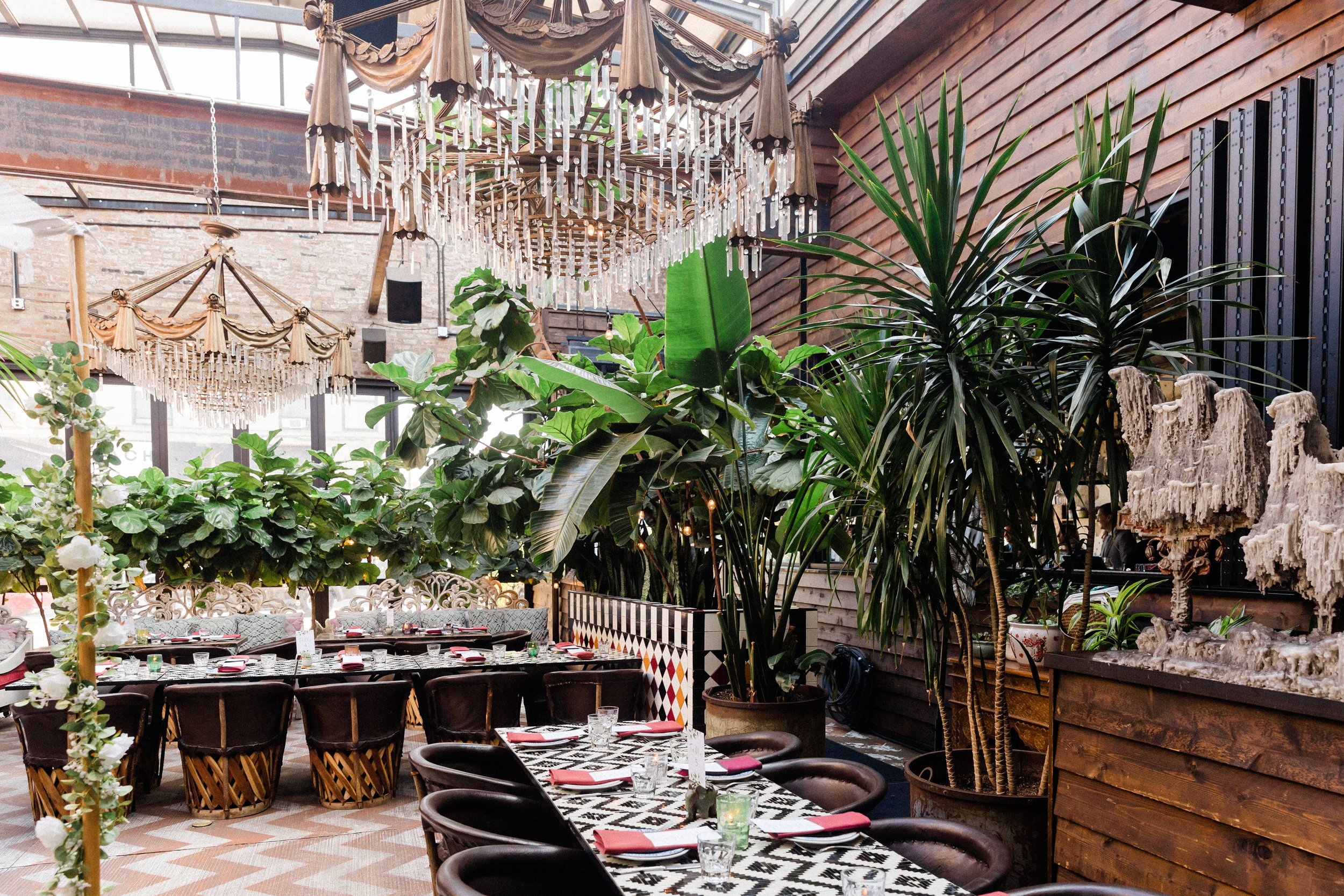 Intimate wedding at Beatnik West Town Chicago Illinois