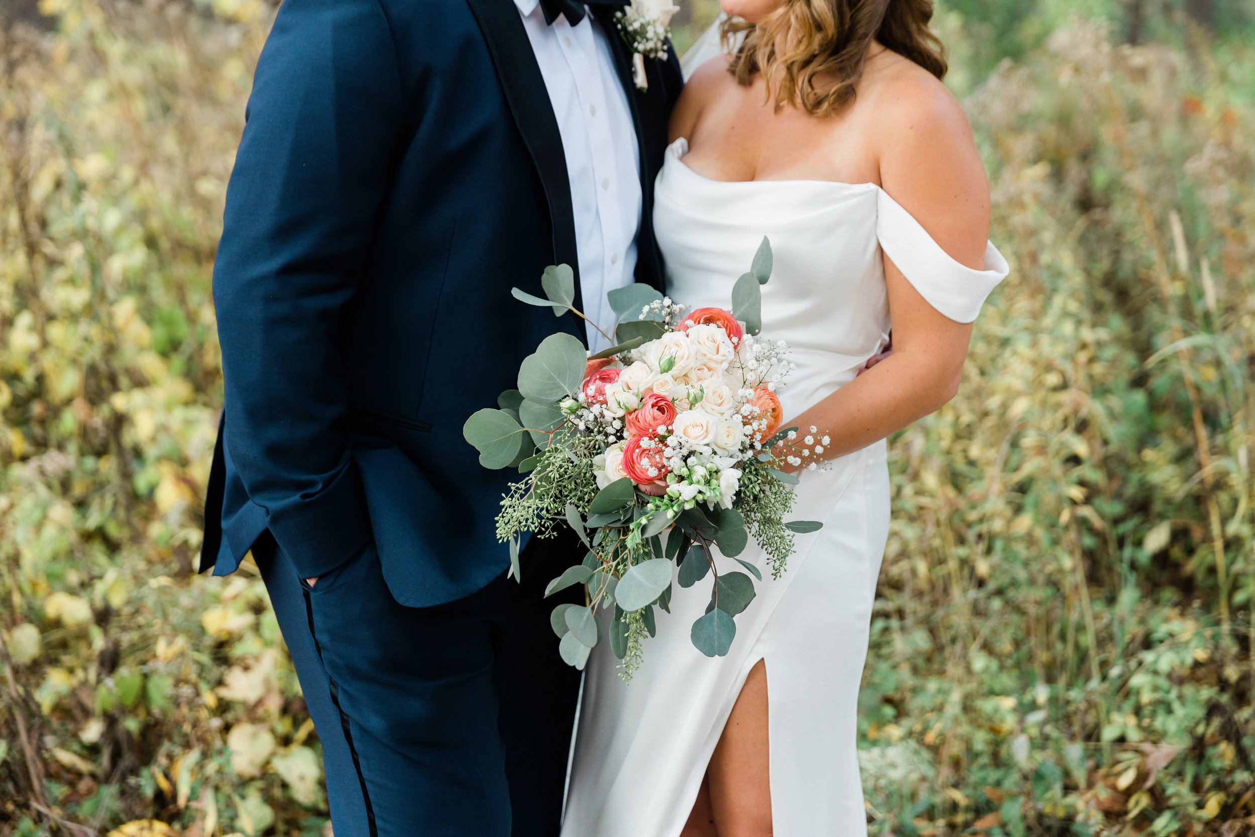 Bridal portraits at St. James Farm Forest Preserve