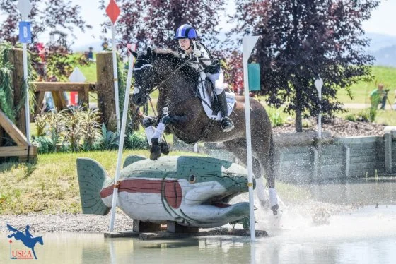 Callia Englund and Xyder at the 2018 North American Youth Championships at Rebecca Farm. USEA/Leslie Mintz Photo.