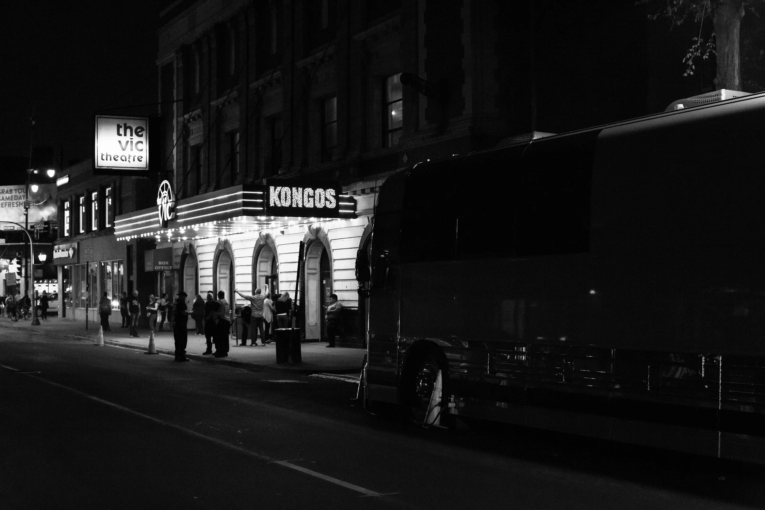 Chicago, Illinois, at The Vic Theatre, where Jeff first started taking photos for us