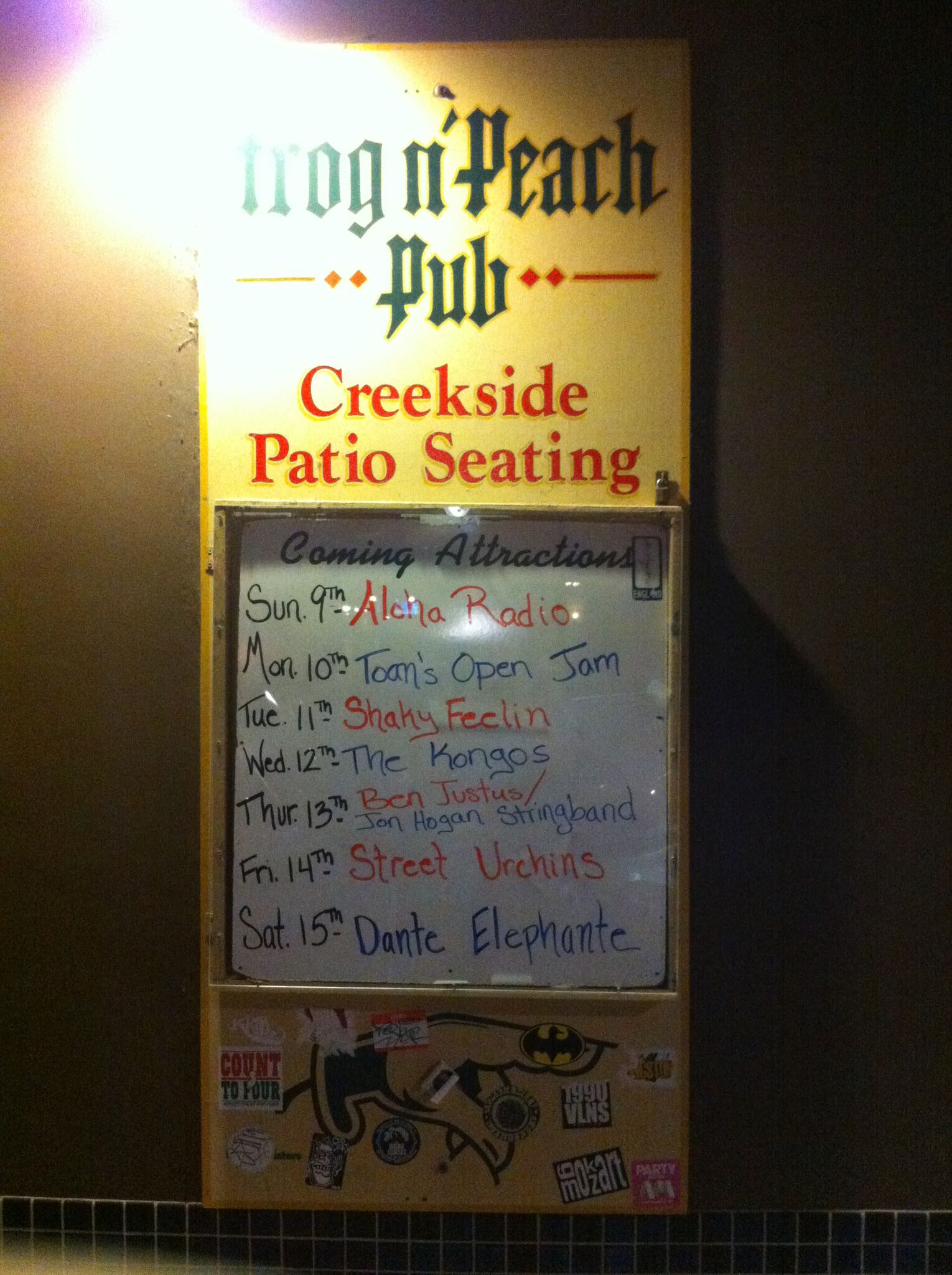 1st show of our 1st tour