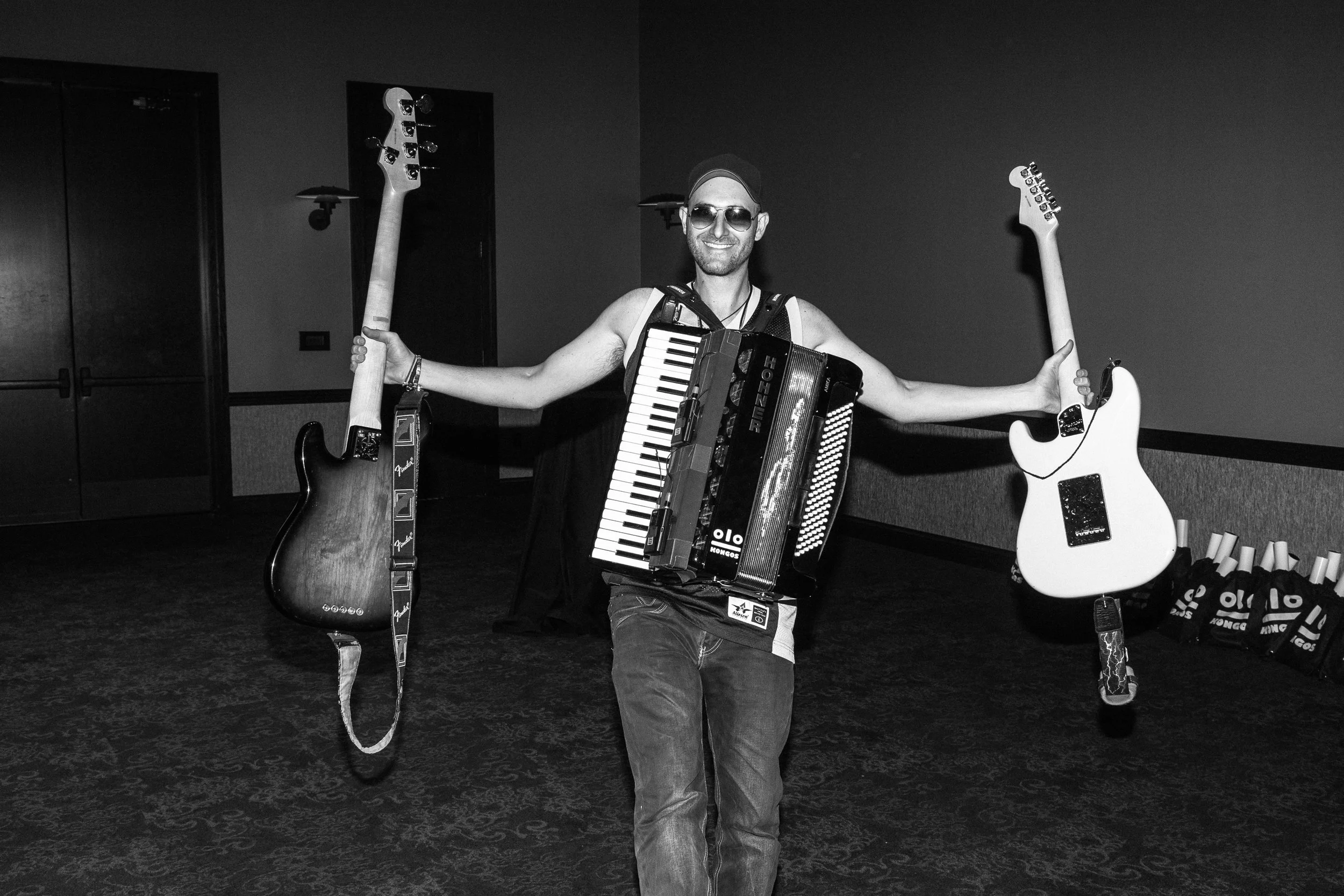 Pano enjoying Las Vegas. Photo by Jeff Olsen