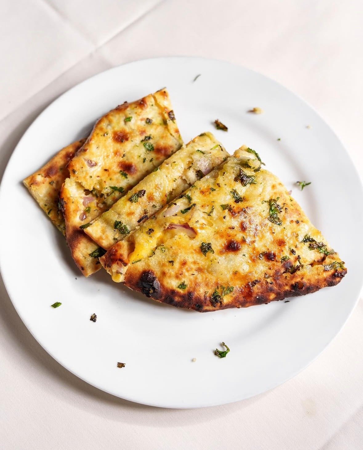 Jack and Cheddar Cheese Naan 