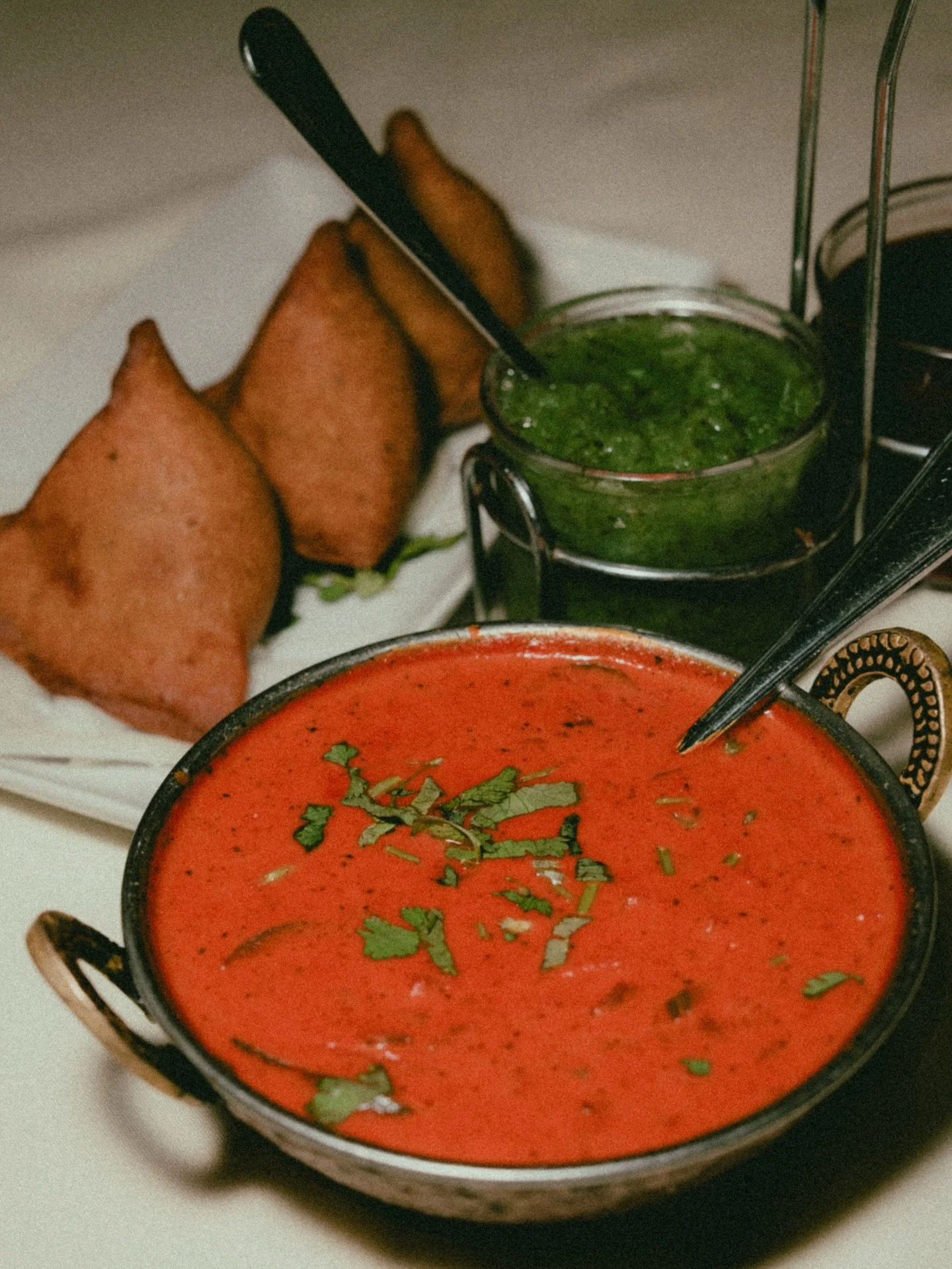 Chicken Tikka Masala + Samosa&rsquo;s + Shahi Bread Pudding 😋🇮🇳