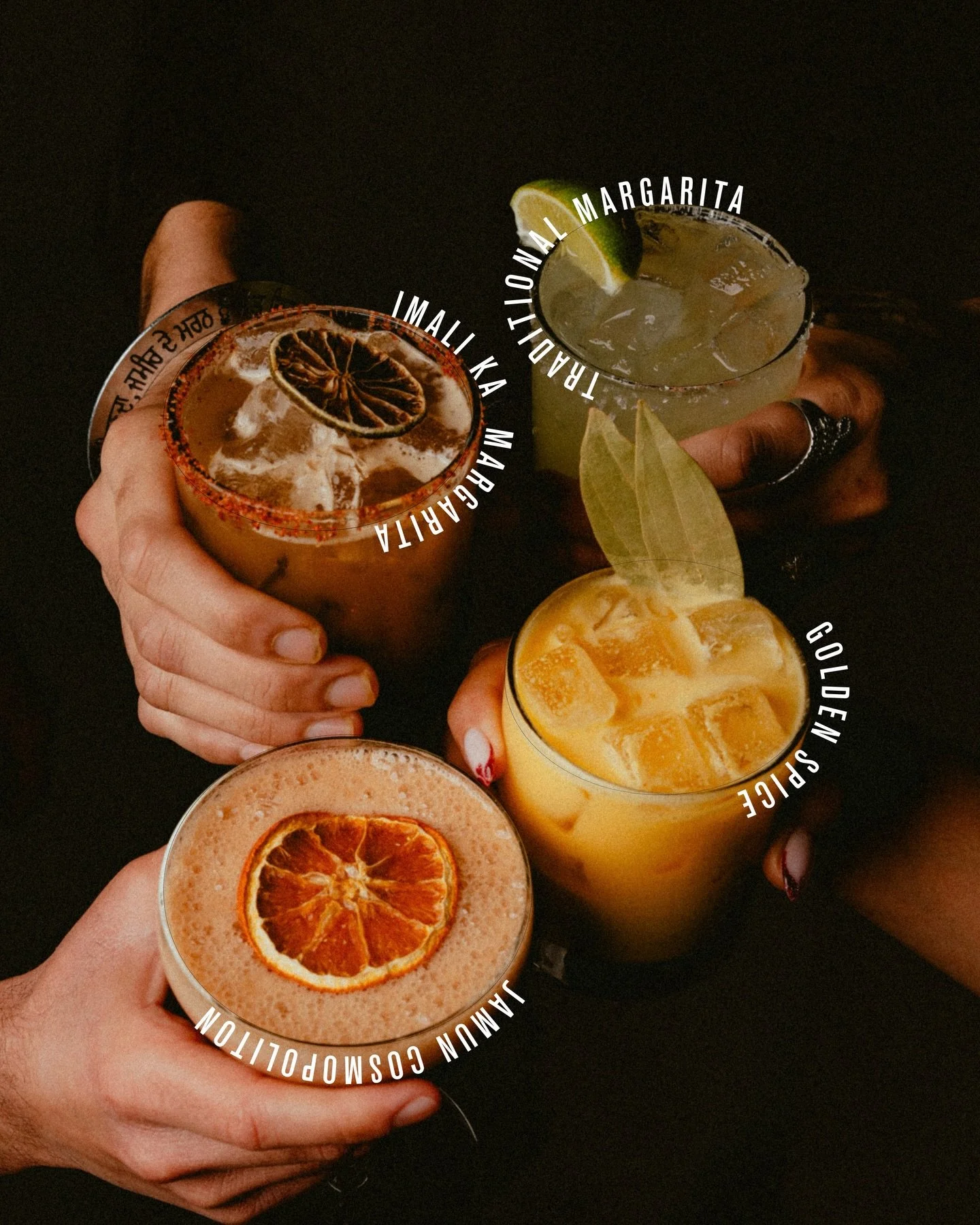 End your weekend with an order of drinks from our selection of craft cocktails inspired by India 🇮🇳 🍸