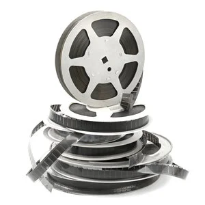 stacked film reels