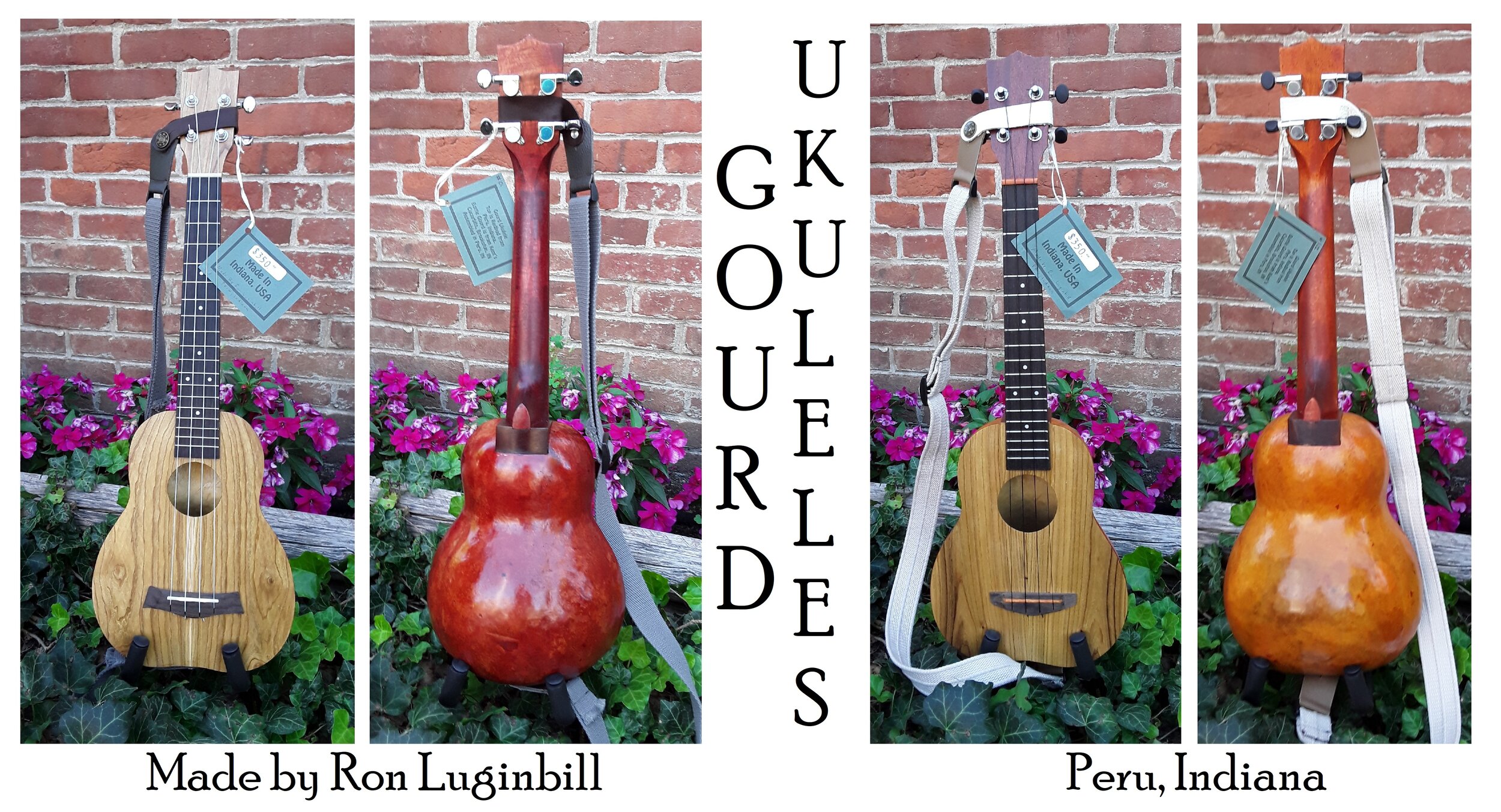 Mangler bombe vokal New Gourd Ukuleles - Made in Indiana! — A unique music store in Brown  County, Indiana!