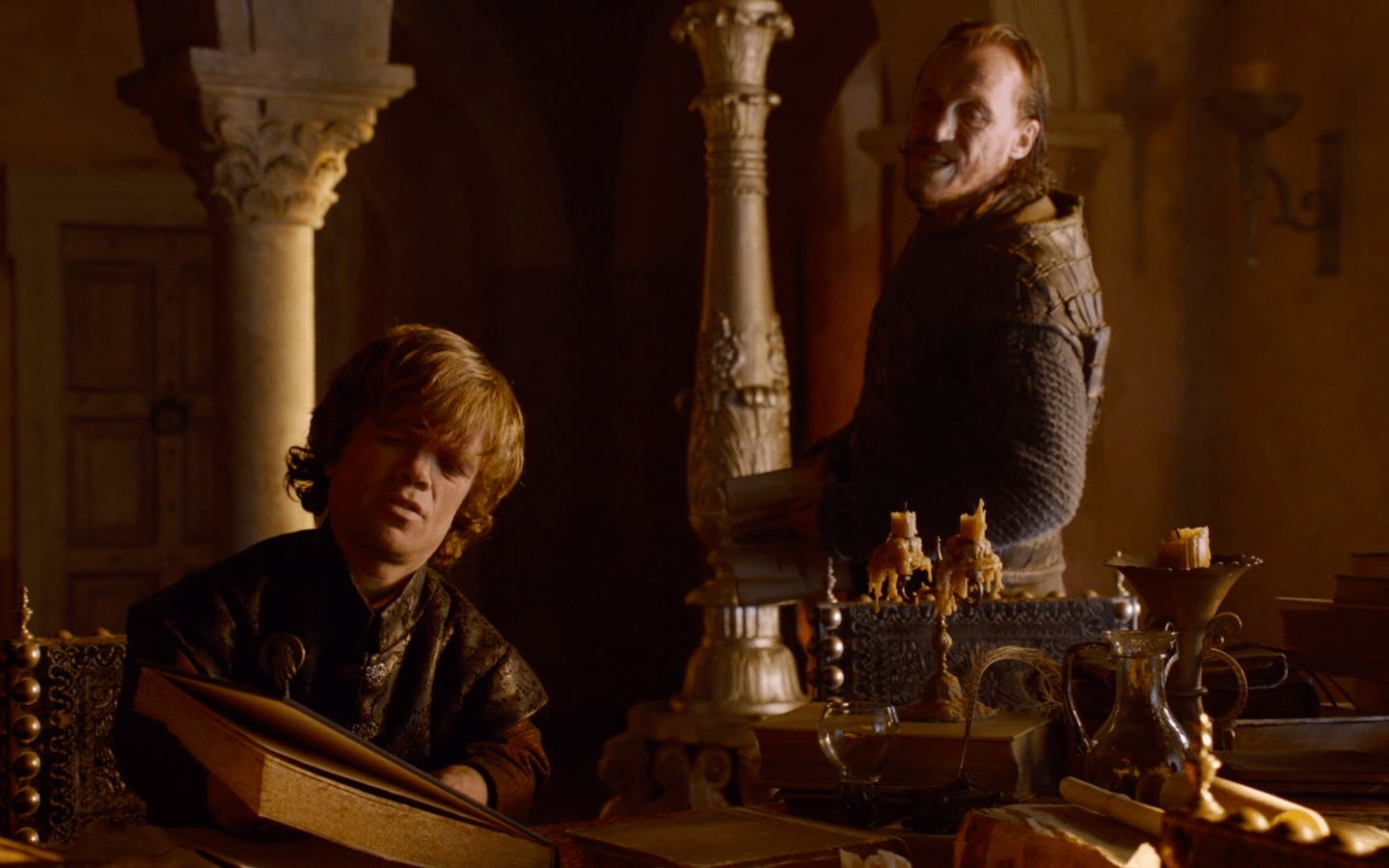 The Hand of the King and the Commander of the Gold Cloaks preparing for a siege | HBO