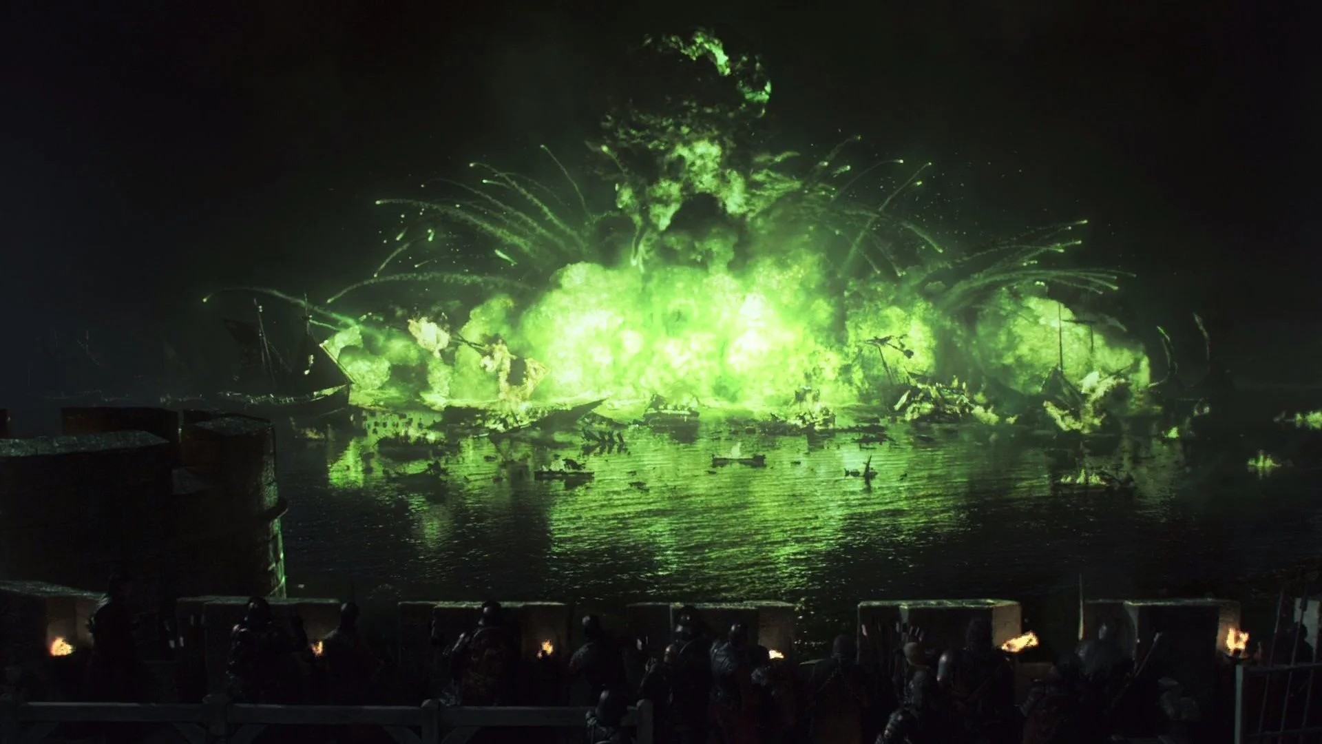 Wildfire explodes at the Battle of the Blackwater | HBO