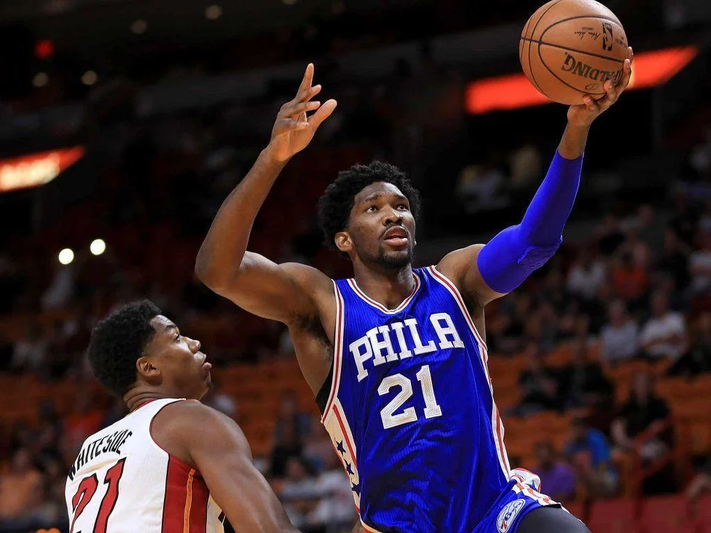 Joel Embiid, IG & Twitter: @joelembiid