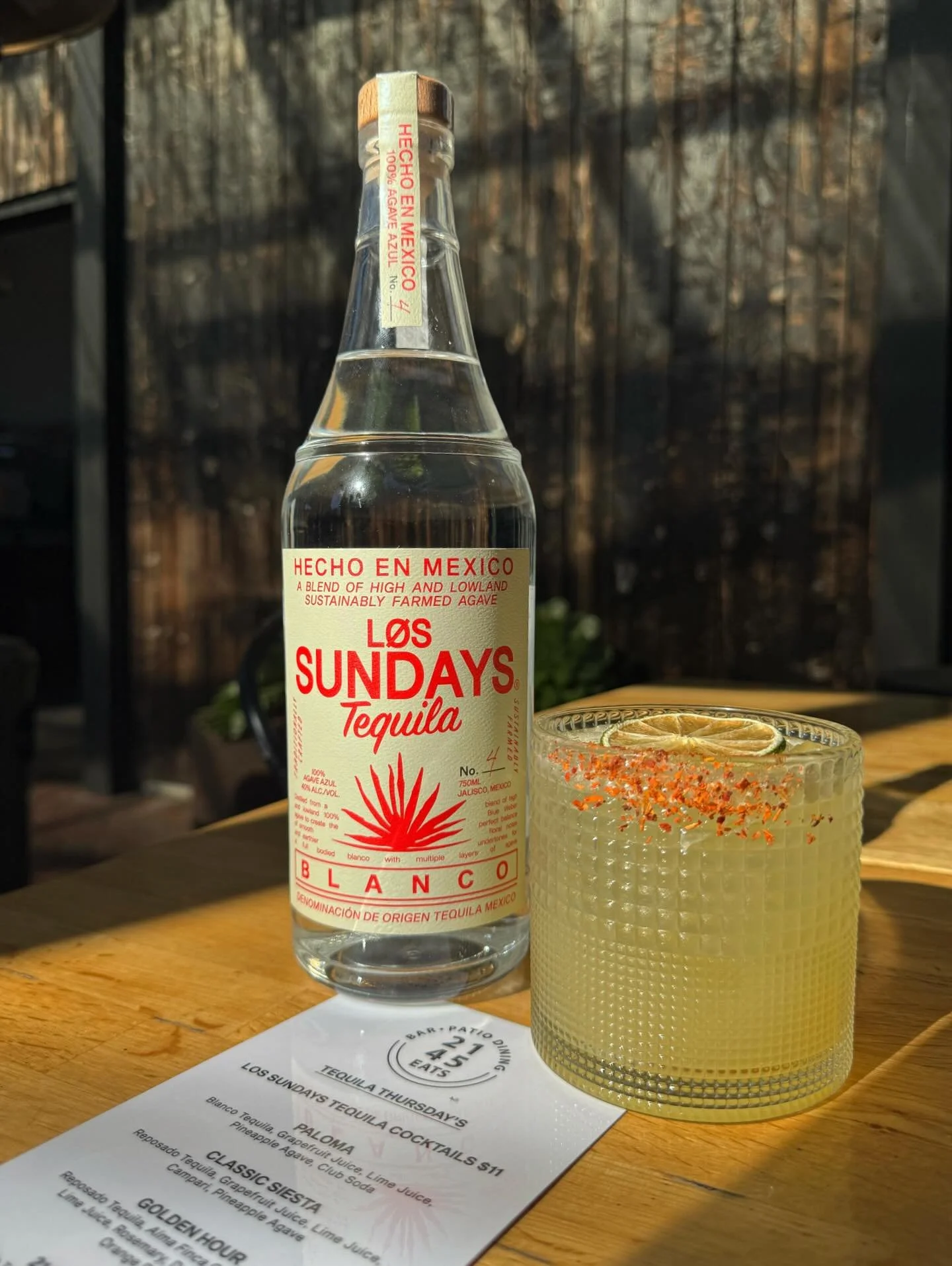 Introducing some spice 🌶️ Tequila Thursdays with Los Sundays just slid into our DMs (and our margaritas).

Thursdays are for tequila dreams 🍋&zwj;🟩 Come snag $11 Los Sundays cocktails, from Margaritas to Carajillos and everything in between.

Our 