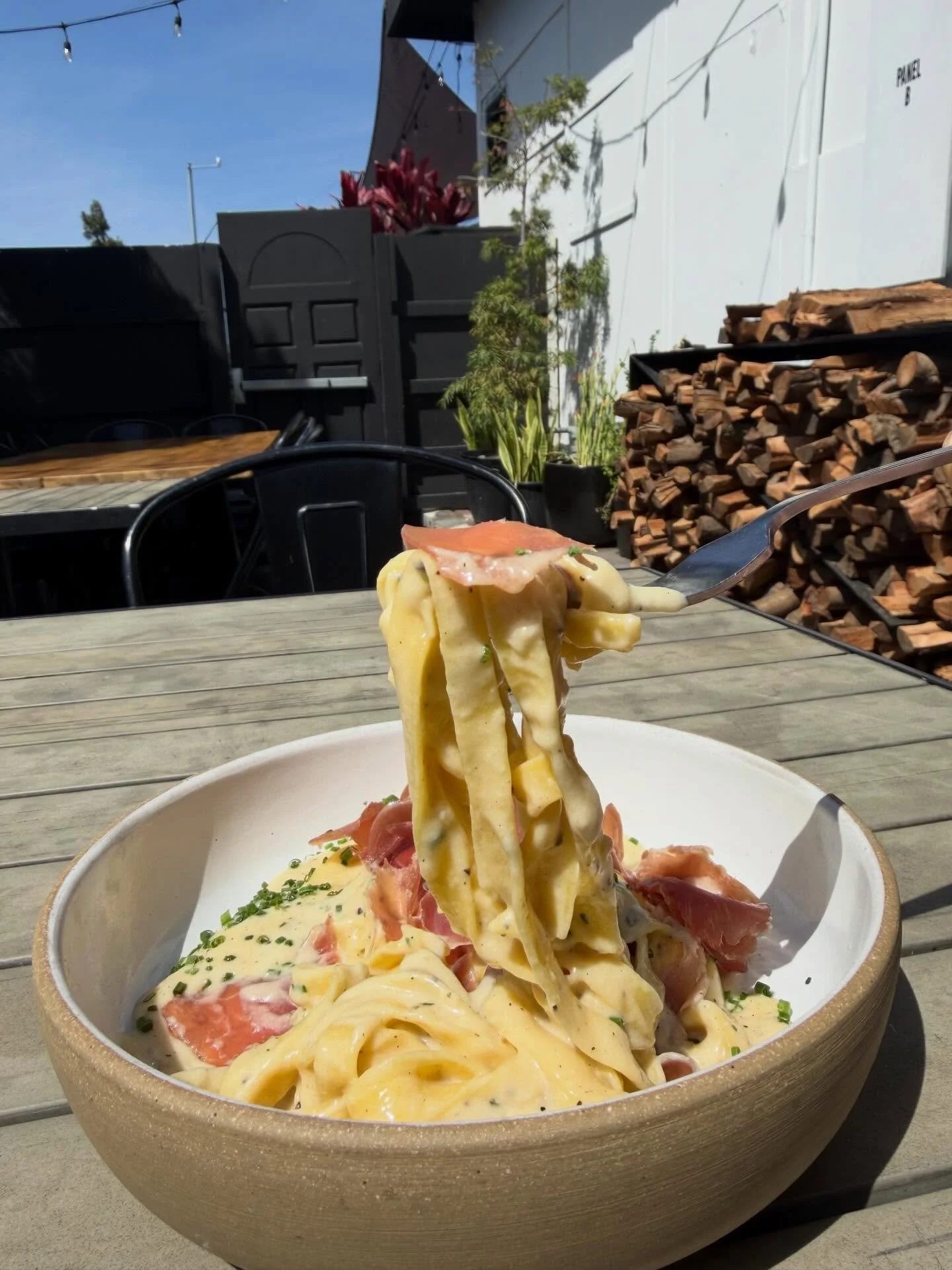 Today&rsquo;s Pasta special for #pastawednesday is Fettuccine, creamy taleggio and herb honey sauce, prosciutto, and Parmesan! 

Pair it with one of our wines which are also on special for #winewednesdays 

#ocrestaurants #craft #cocktails