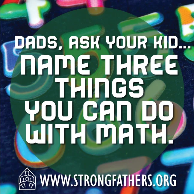 Name three things you can do with math.