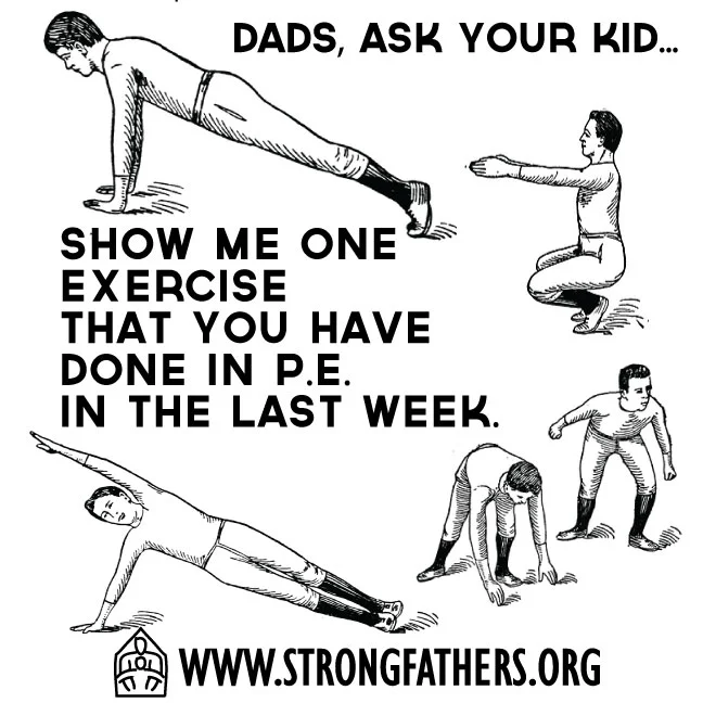 Show me one exercise that you have done in P.E. in the last week.