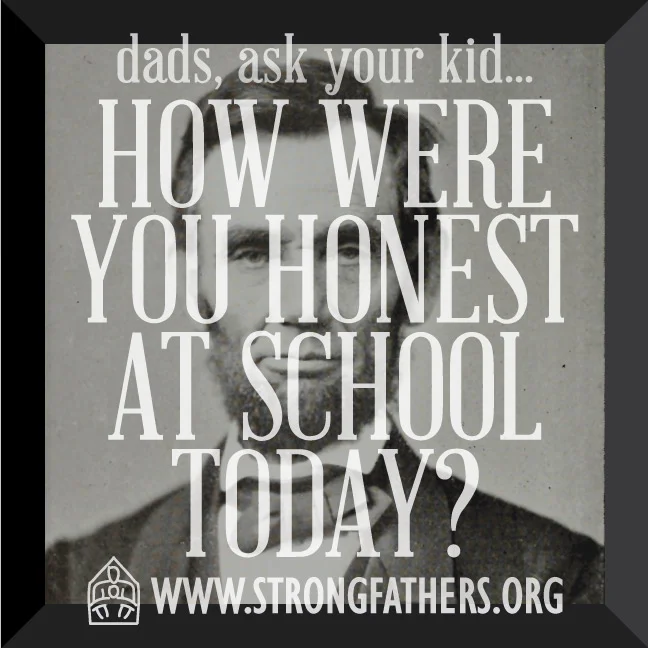 How were you honest at school today?