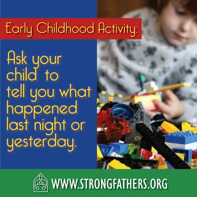 Ask your child to tell you what happened