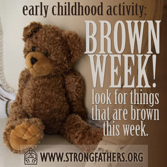 Look for things that are brown