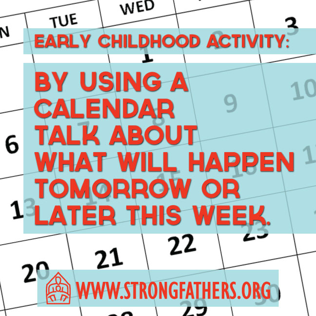 Talk about what will happen this week