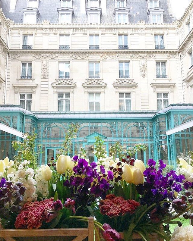 The beautiful atrium at The Westin Paris Vendome! Our clients enjoyed a welcome cocktail reception in April! Such a gorgeous setting! #altheatravel #incentivetravel #paris #westinparis #travel