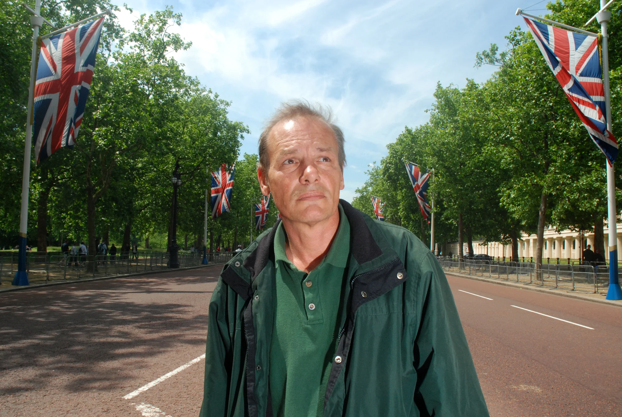 Graham Parr, Ex-Serviceman and Homeless, Living in St.James Park, London, 2008.