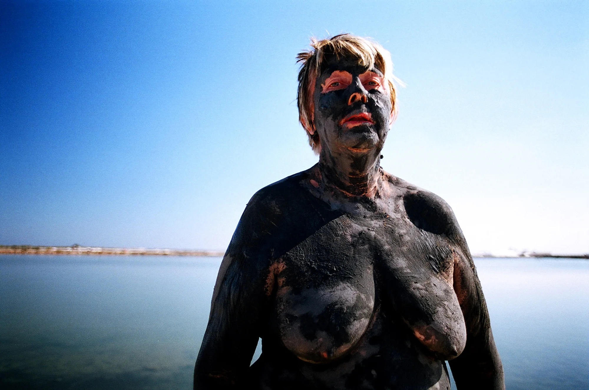 Inga. Mudbather at Loan Pagan, Spain. 2005.