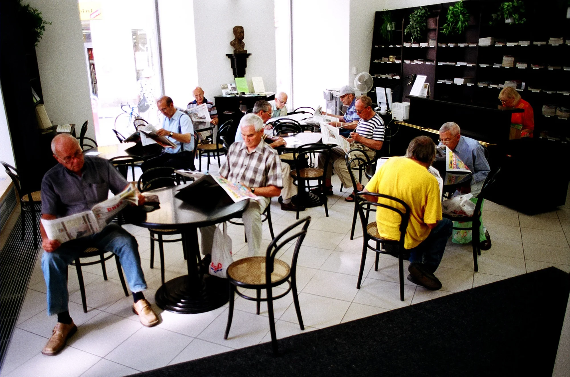 The Newspaper Reading Room. Brno, Czech Republic. 2005.