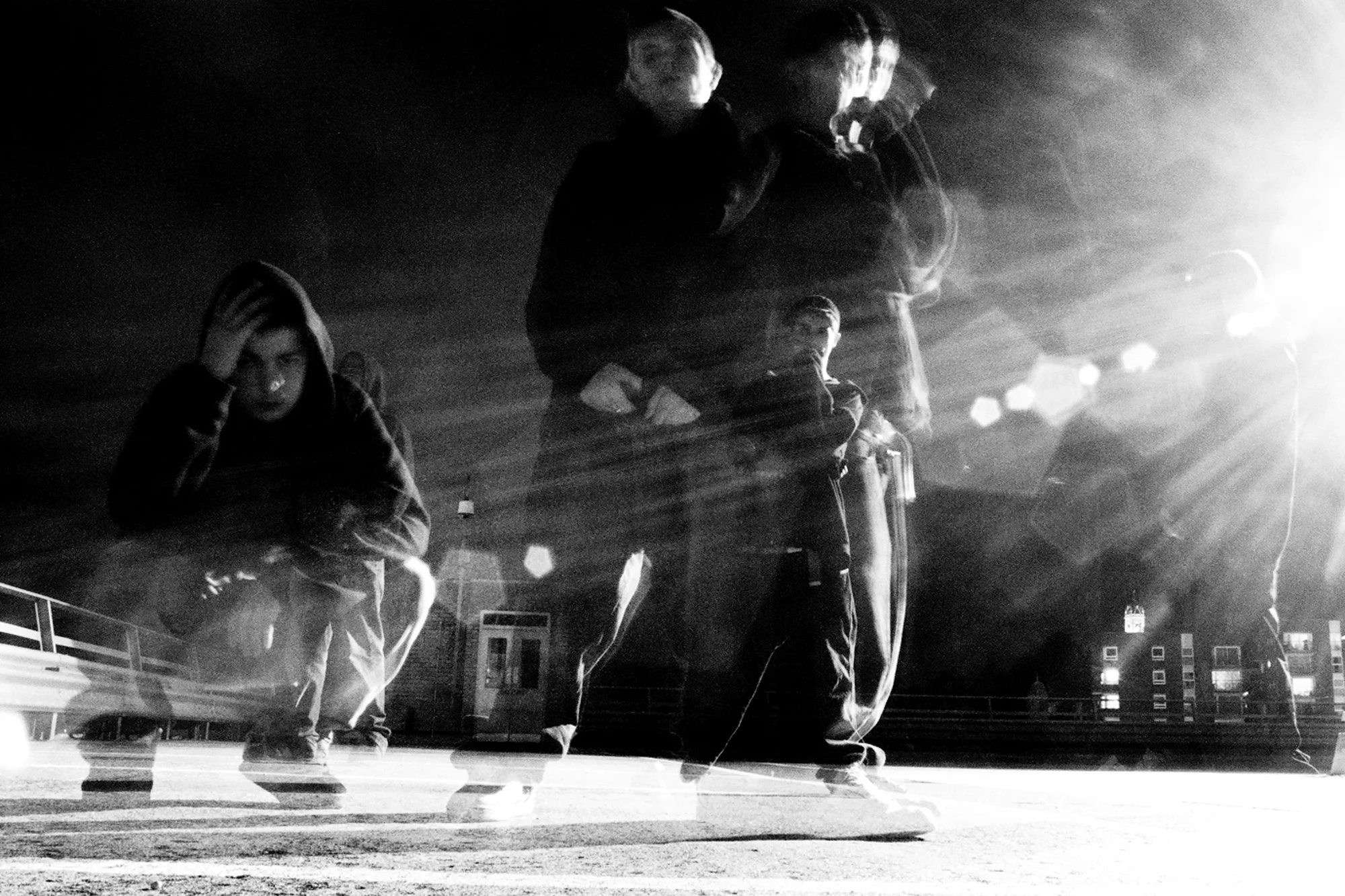 Se Fire. 'Match in the Ocean' Album Cover Shoot. UK Hip Hop. 2003.