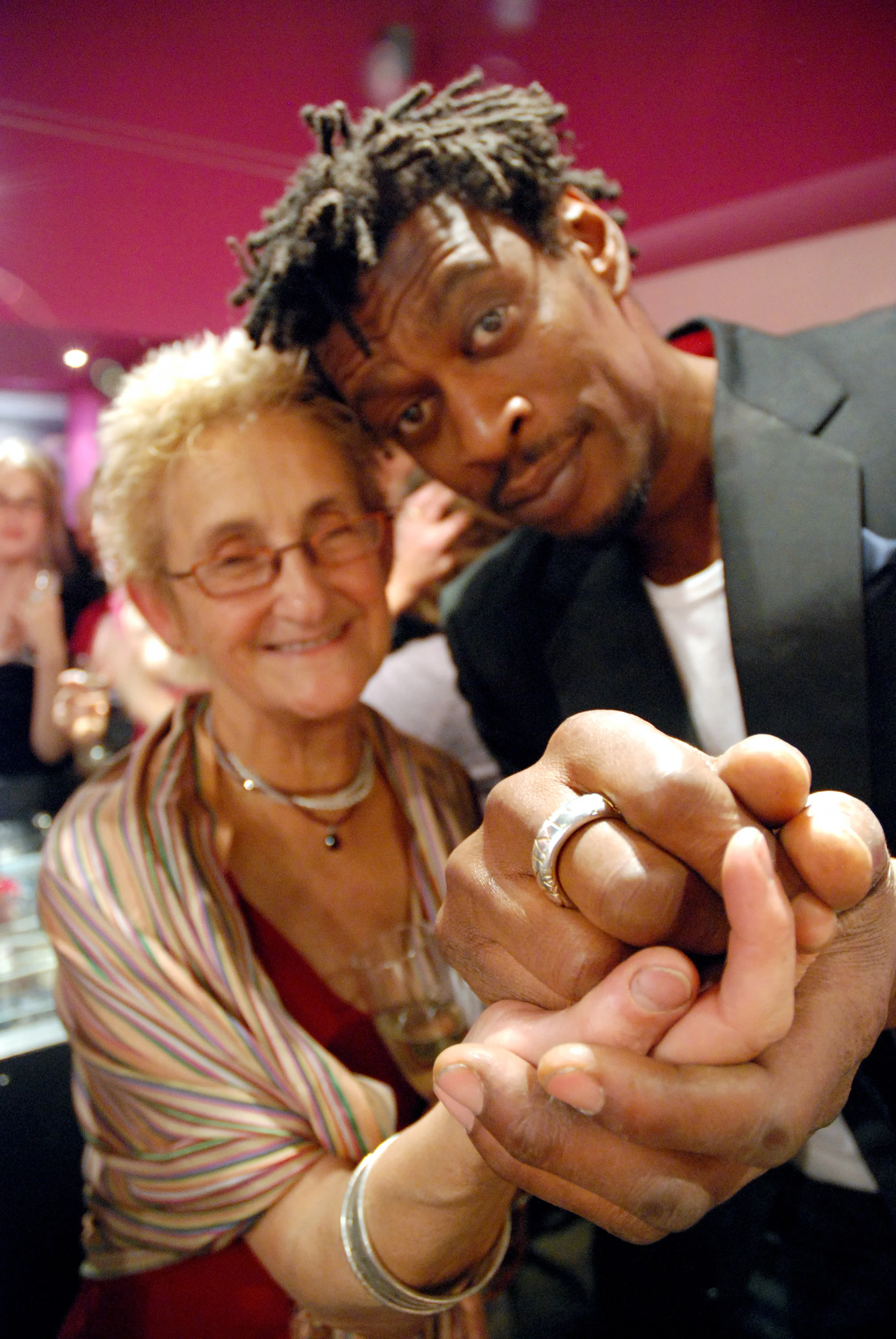Diana Porter and Grant Marshall, at her New Shop Opening. 2006.