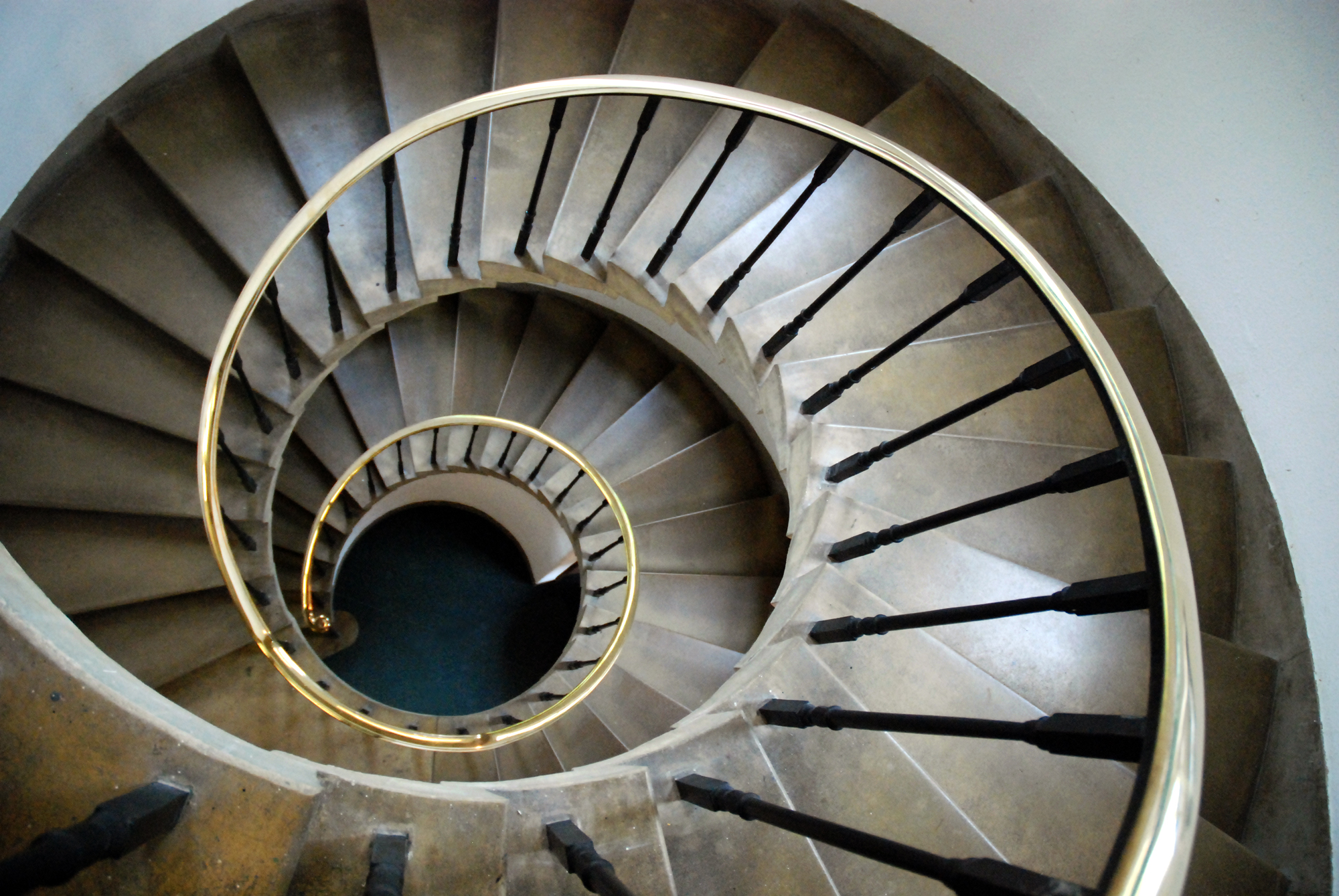 Staircase in St.Aldates College. Oxford University. 2007.