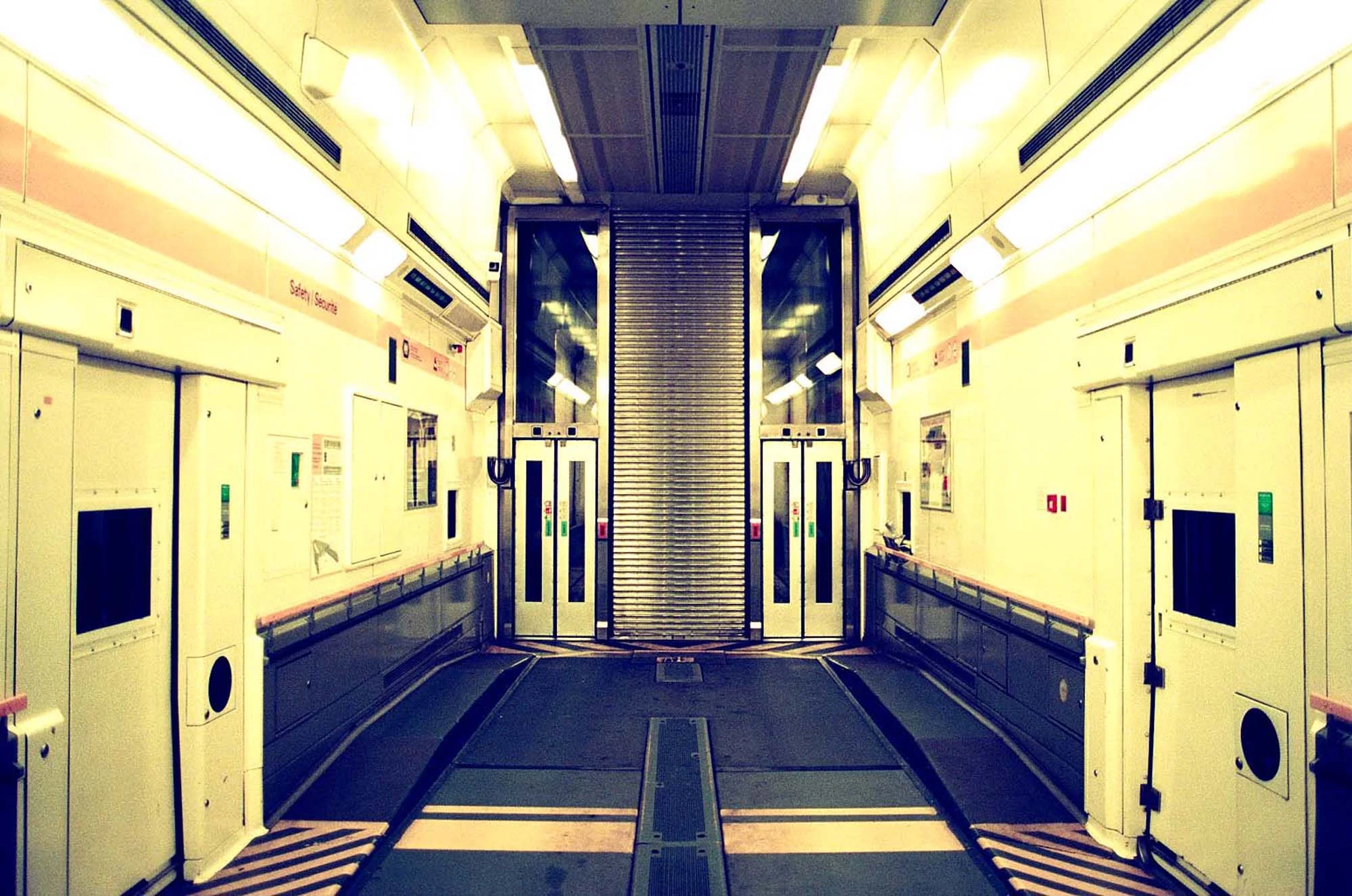 Waiting in the Channel Tunnel Carriage. 2004.