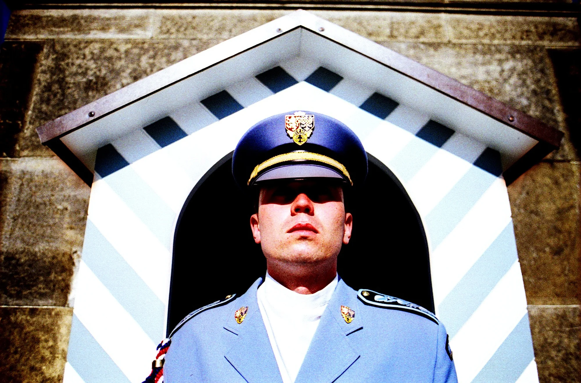 Guard in Prague. Czech Republic. 2005.