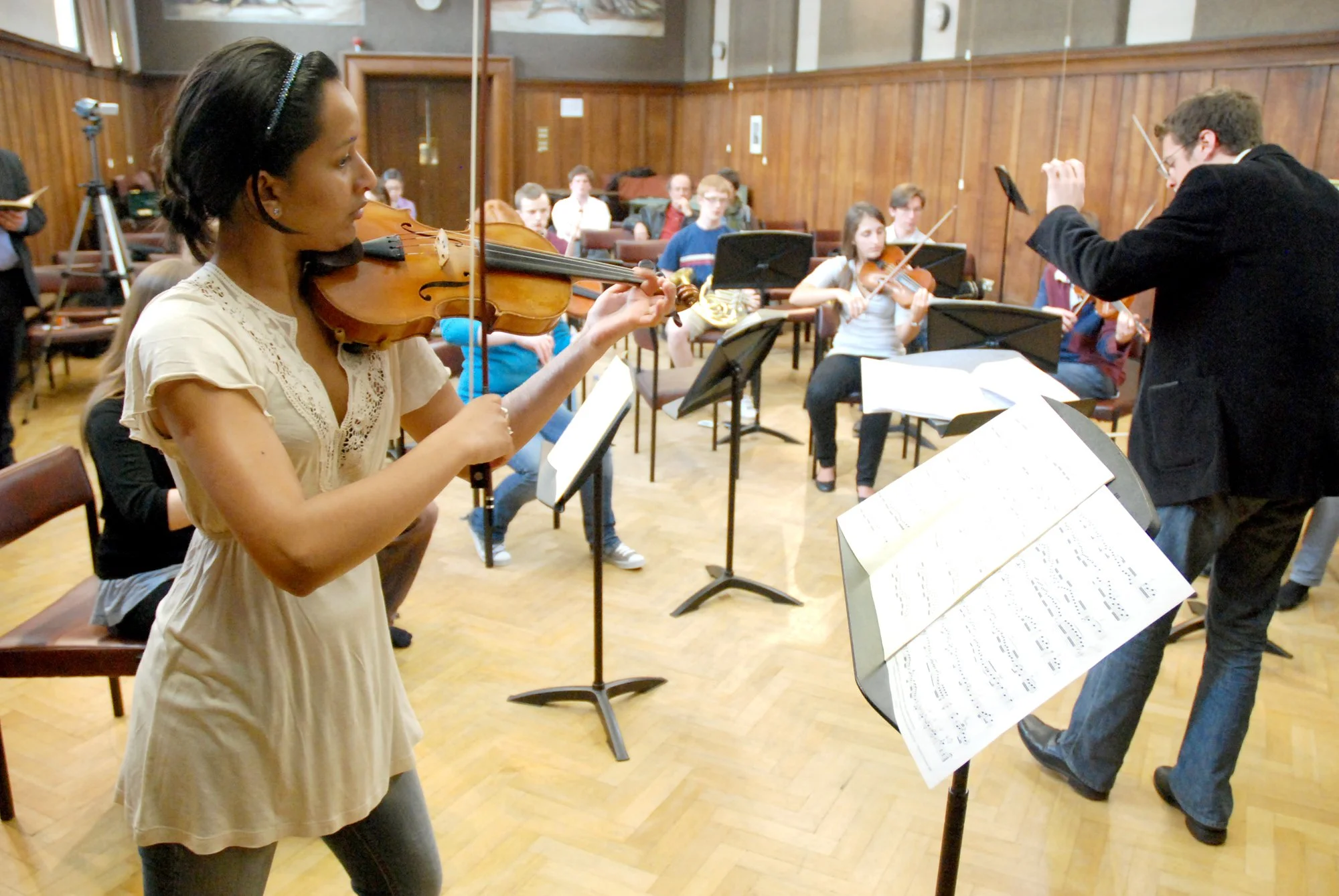 Orchestral Masterclass, St.Aldates, Oxford University. 2008.
