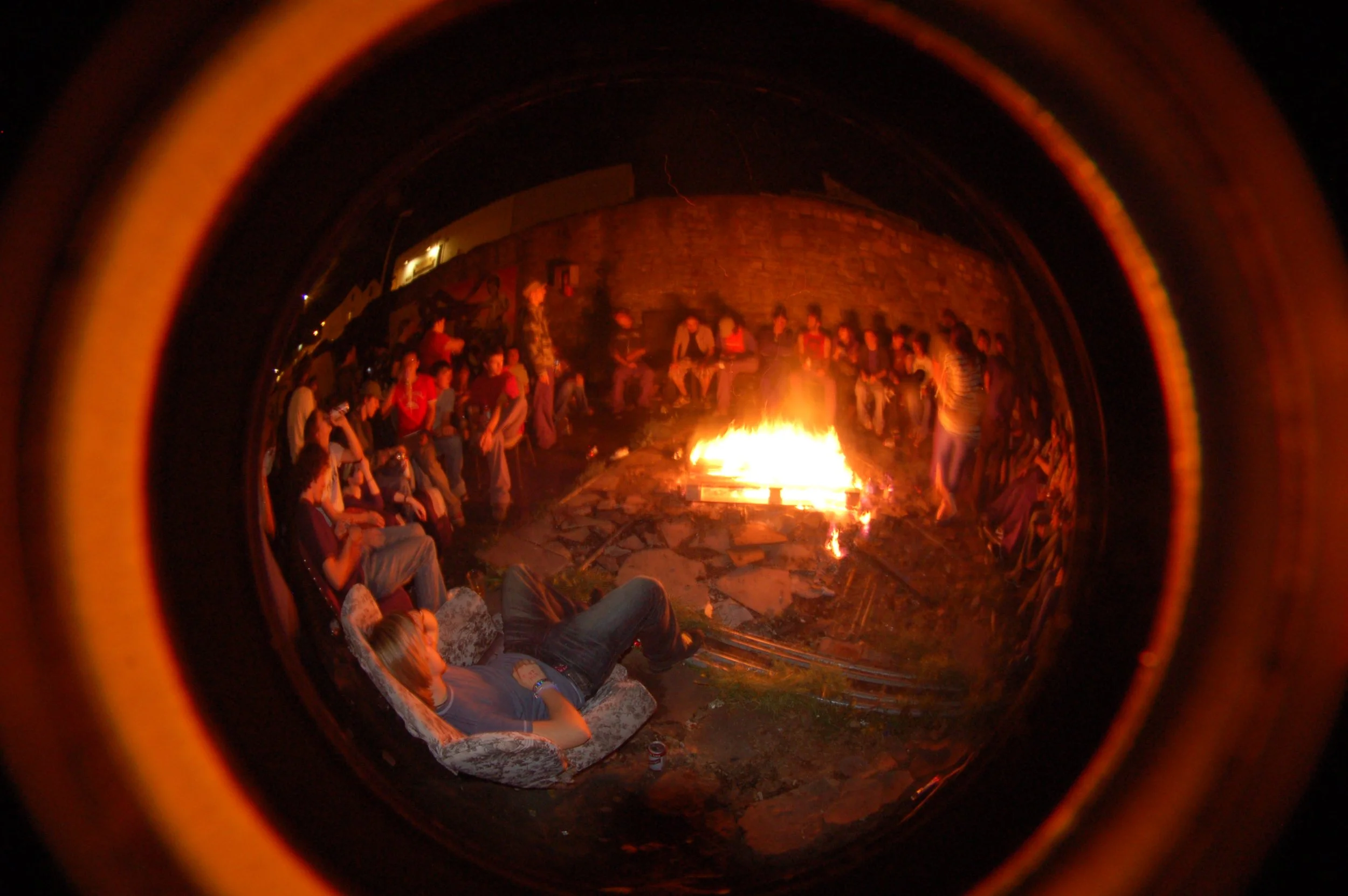 Party at the Black Swan. Bristol. 2006.