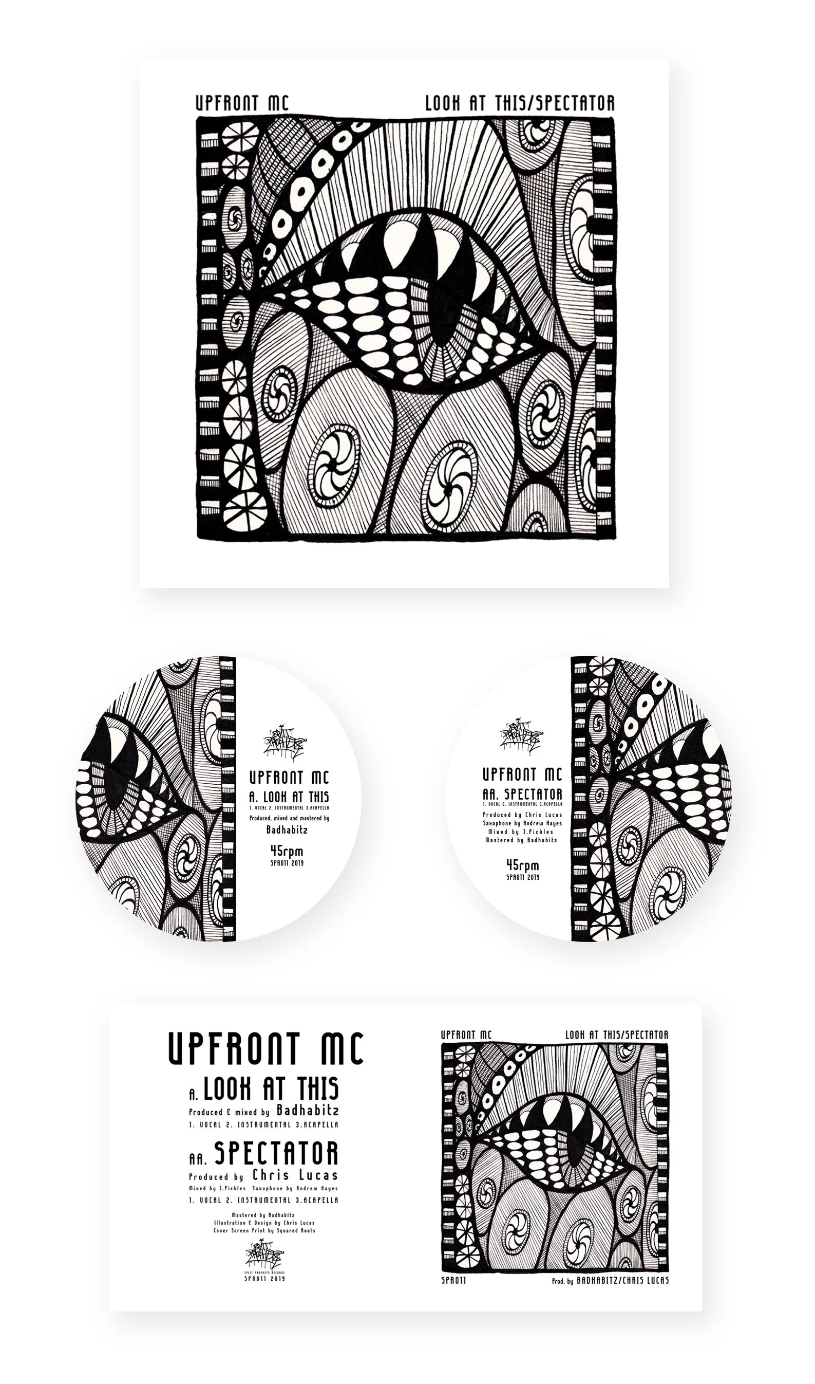 Look at This/Spectator - Upfront MC prod. Badhabitz and Chris Lucas. 2019.