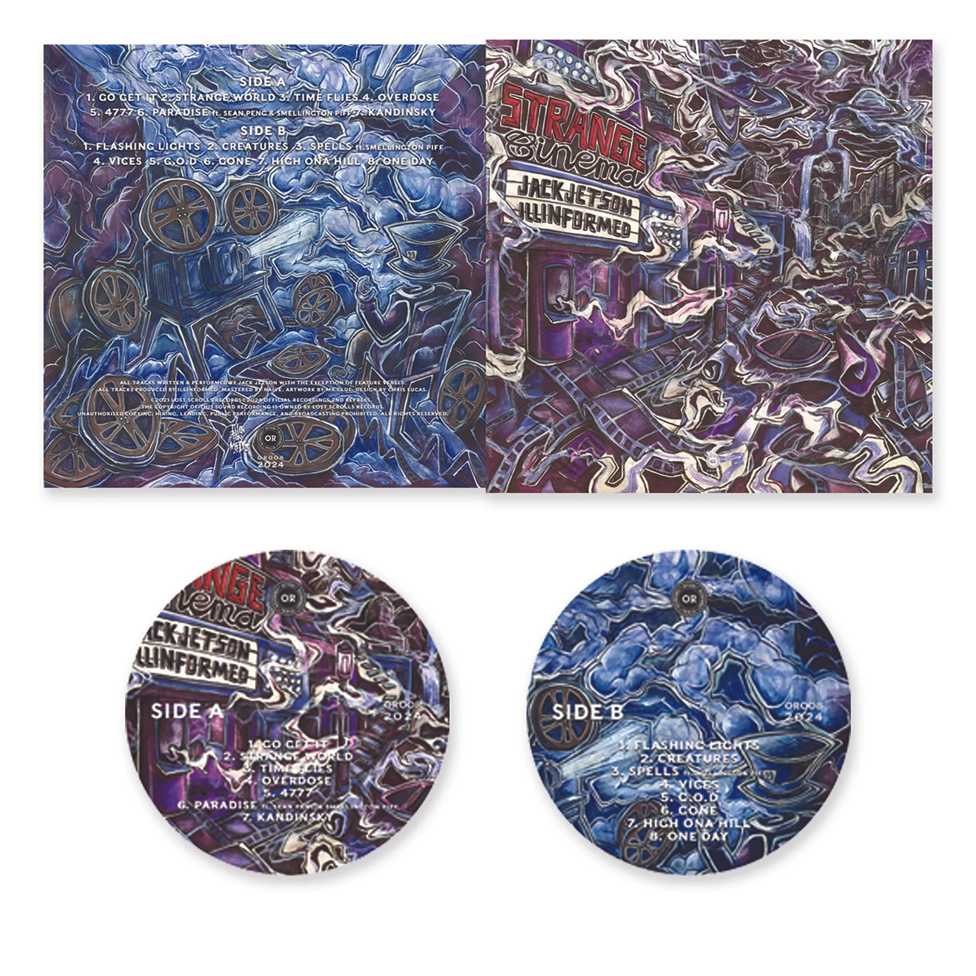 Strange Cinema - Jack Jetson and Illinformed. LP Repress. 2024.