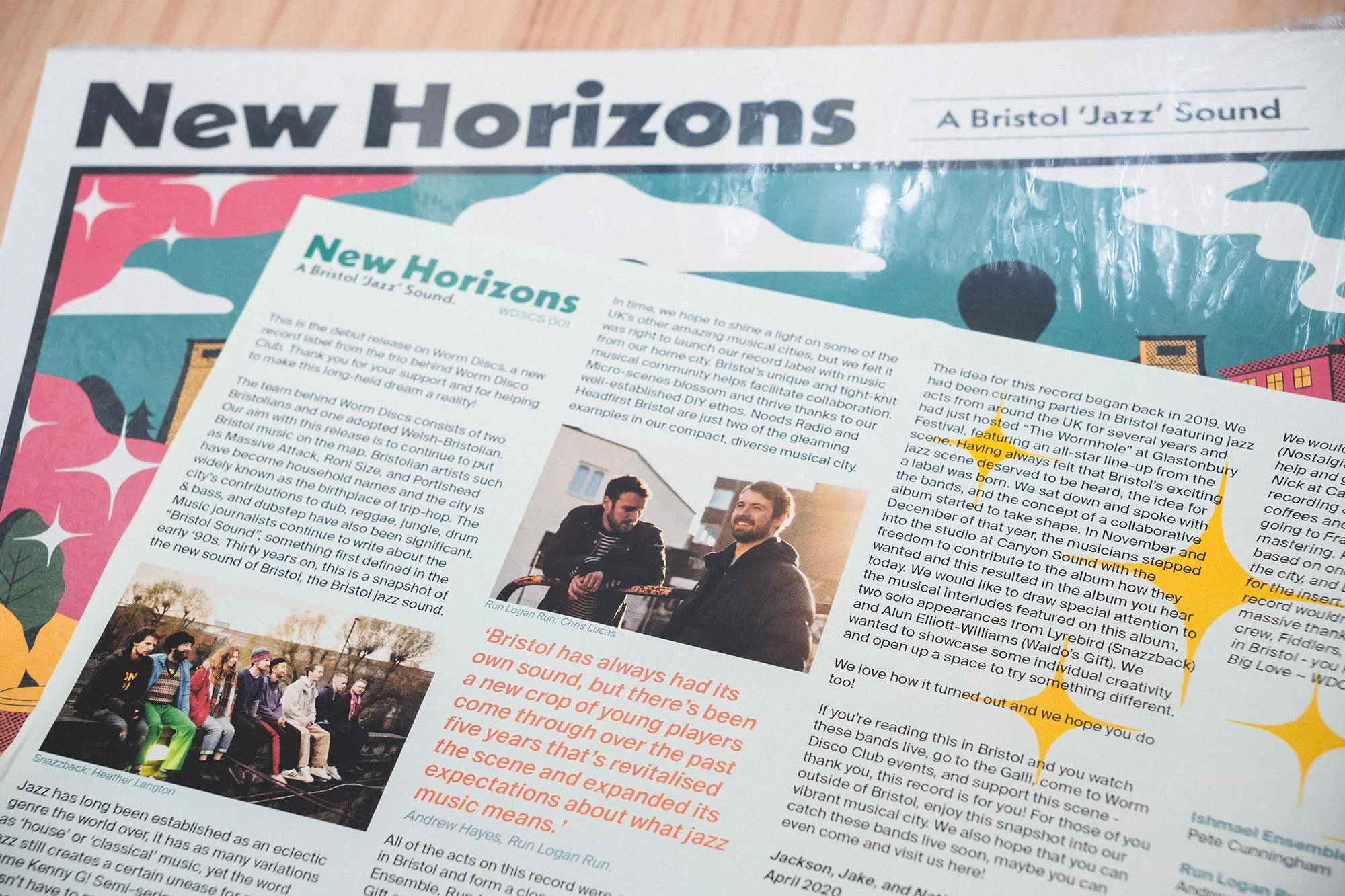 New Horizons - A Bristol 'Jazz' Sound. Photography. 2020.