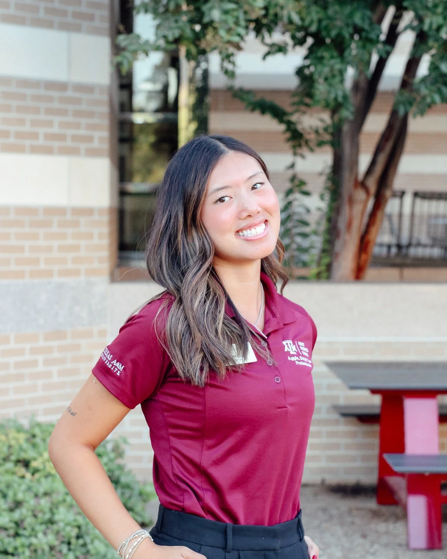 Next up: our secretary, Susan Liu!

She is a senior SCMT major and interned last summer at Lockheed Martin. She also did a spring internship at The Pentagon. Fun fact about Susan: she did a polar plunge south of the Antarctic Circle! ❄️🥶

Favorite t