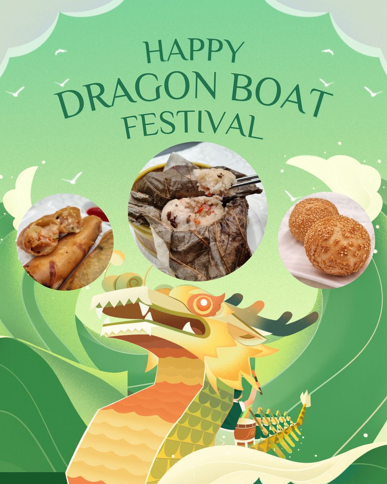🐉🎉 Happy Dragon Boat Festival from Sun Bo Kong
Celebrate this meaningful festival with wholesome, plant-based flavors rooted in tradition 🌱✨

This festive season, we&rsquo;re serving:
🥢 Crispy Spring Rolls
🍚 Fragrant Five-Grain Sticky Rice in Lo