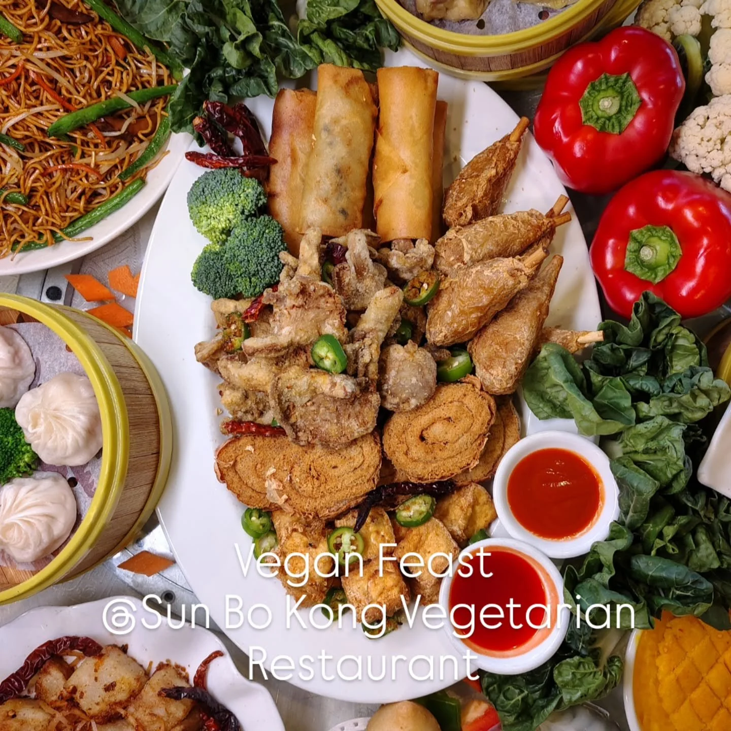 No Turkey this Thanksgiving! 

Go for Vegetarian/Vegan Cantonese Cuisine at Sun Bo Kong Vegetarian Restaurant!

We are open on Thanksgiving Day! 

Bring your friends and family for delicious Dim Sum and Authentic Cantonese Foods! 

Reservation:
Tel: 